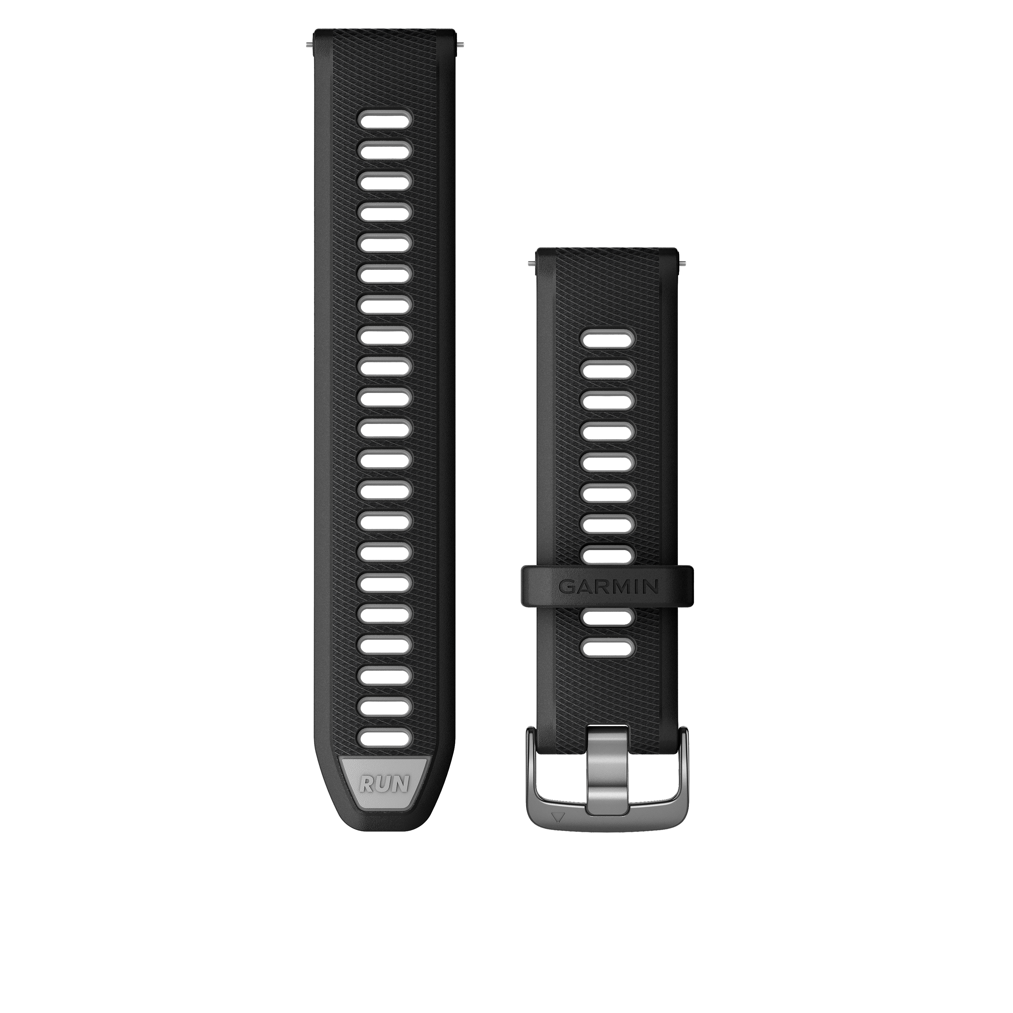 Correas de rápida liberación (22 mm)  Negro/Gris, gris pizarra