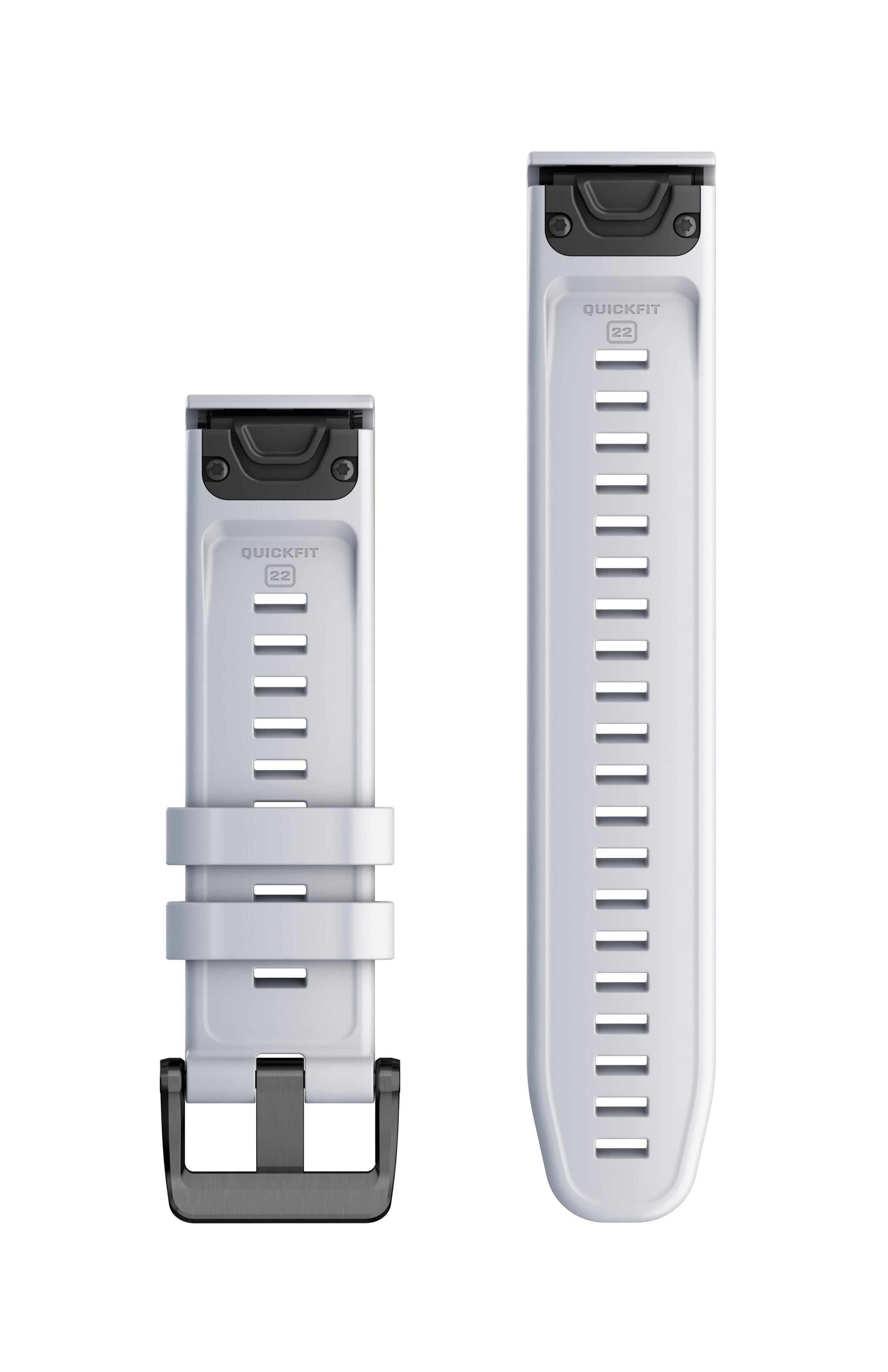 Correas de reloj QuickFit® 22  Silicona blanca