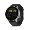 Garmin D2™ Air X15 plateado con correa de silicona negra