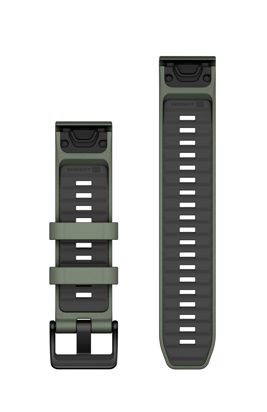 Correas de reloj QuickFit® 22  Silicona verde claro