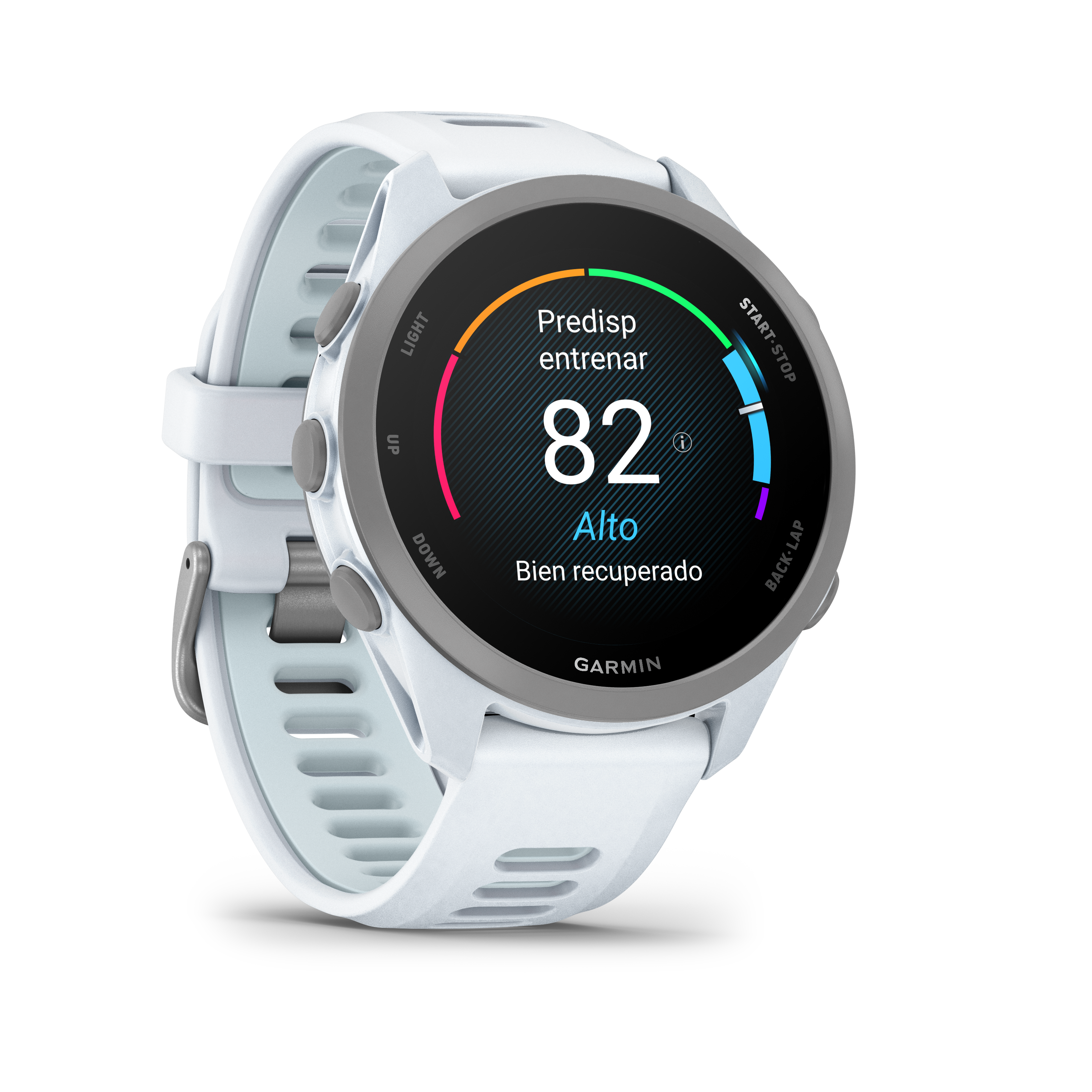 Forerunner® 170 Blanco con correa en blanco /azul