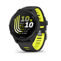 Garmin Forerunner® 170 Negro con correa en negro/amarillo