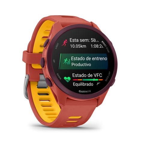Forerunner® 170 Music Rojo rosa con correa en rojo rosa/mango