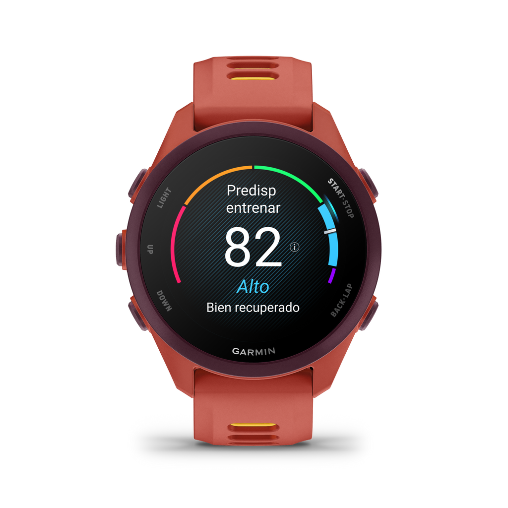 Forerunner® 170 Music Rojo rosa con correa en rojo rosa/mango