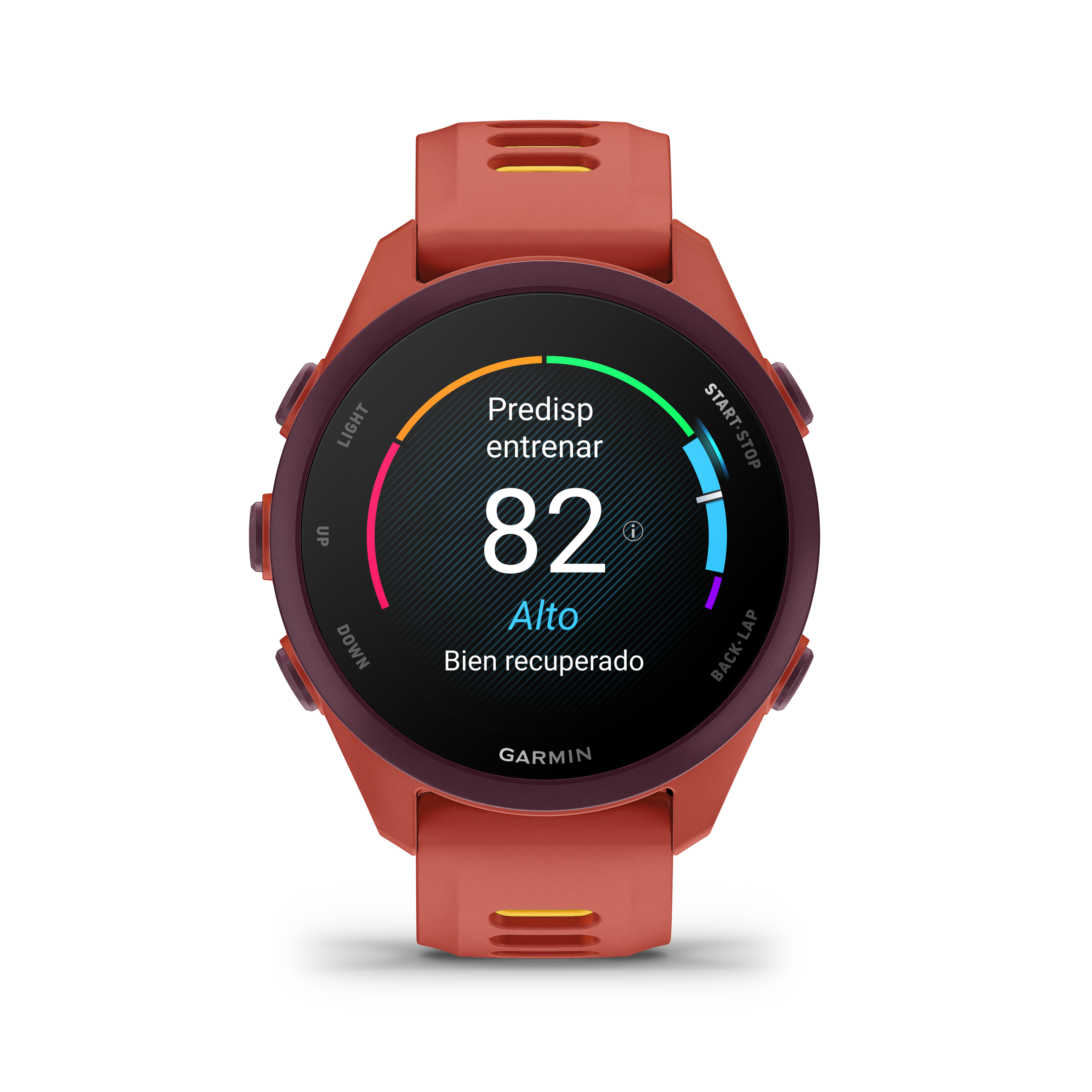Forerunner® 170 Music Rojo rosa con correa en rojo rosa/mango