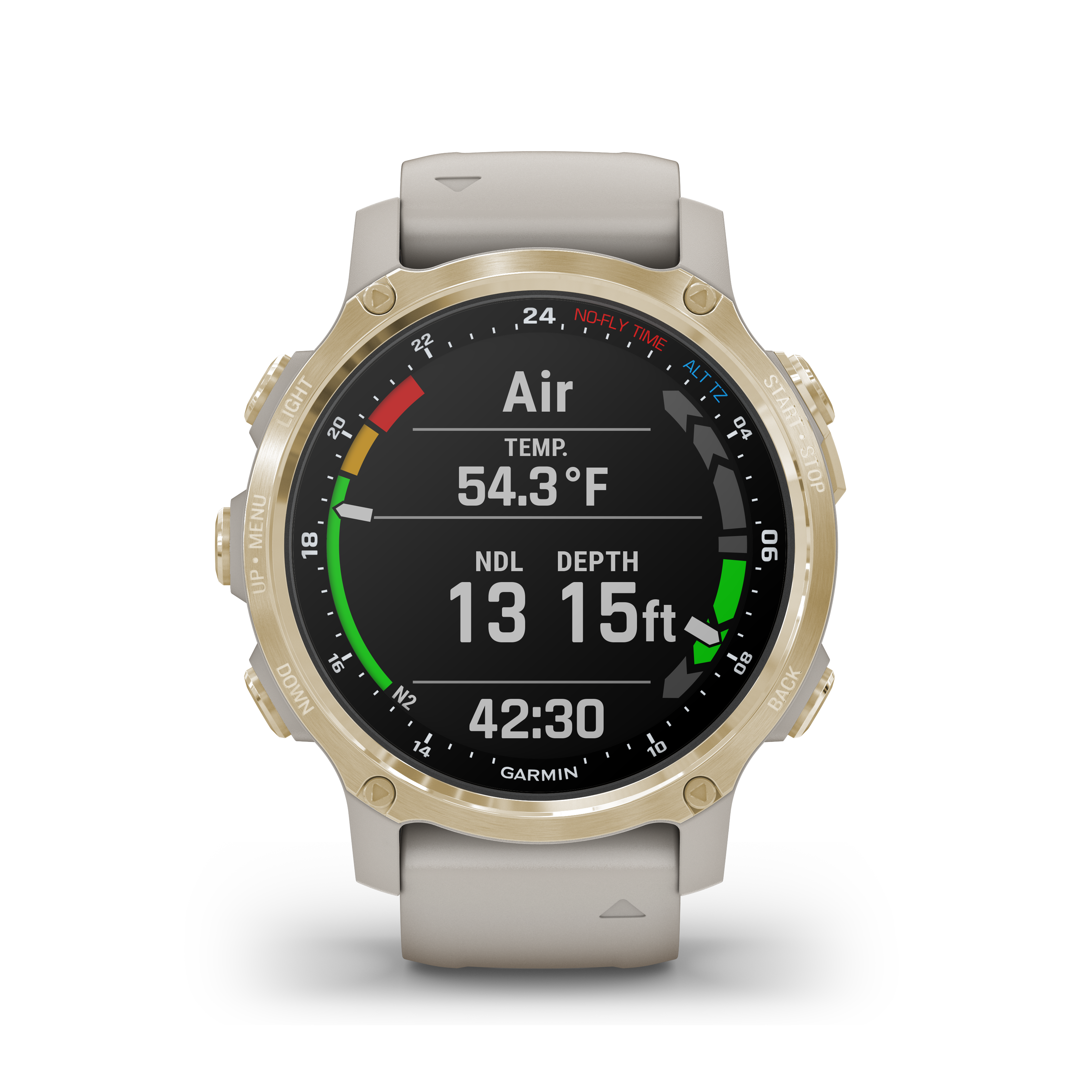 Garmin Descent Mk 2S light gold 43mm