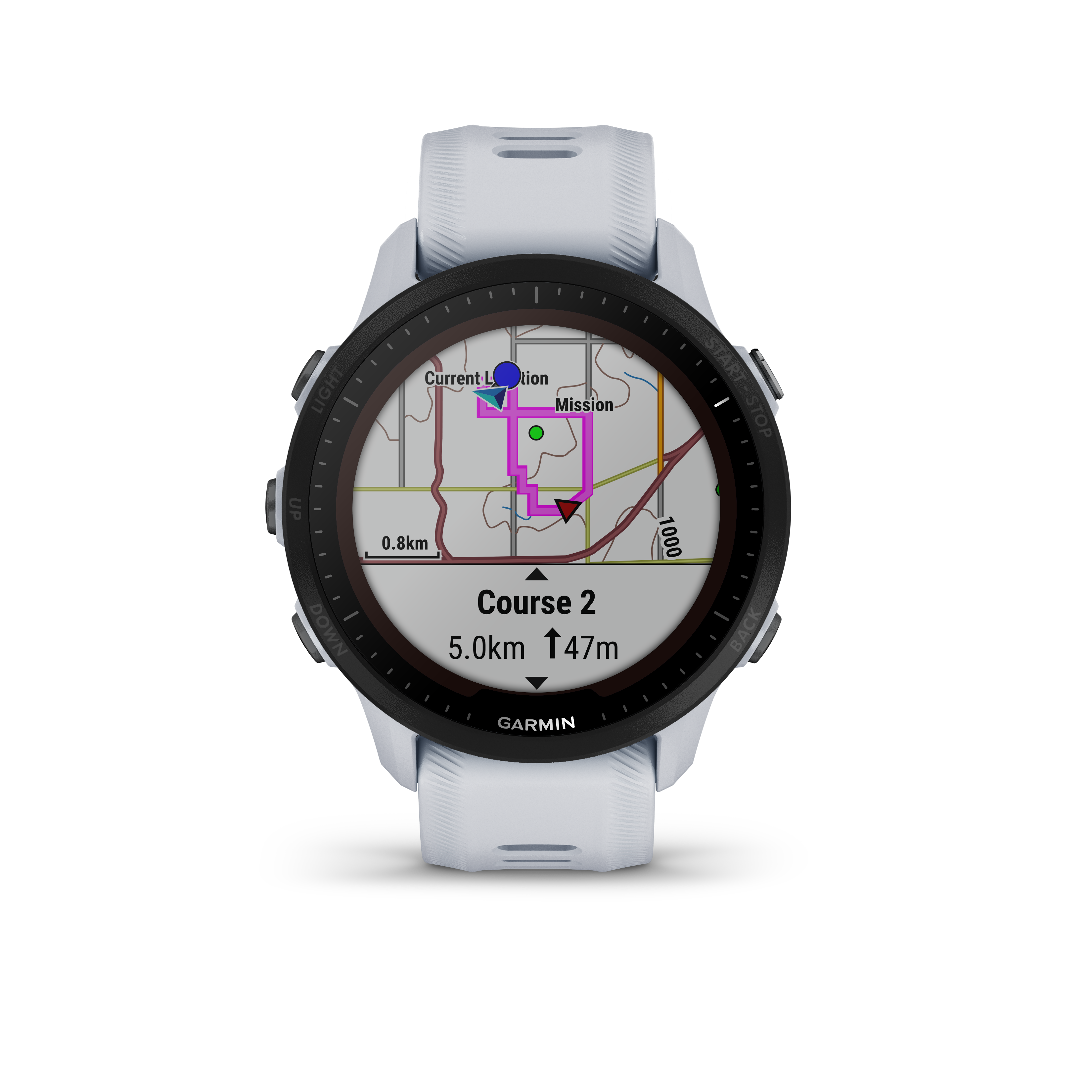 Garmin Forerunner 955 Solar Blanco