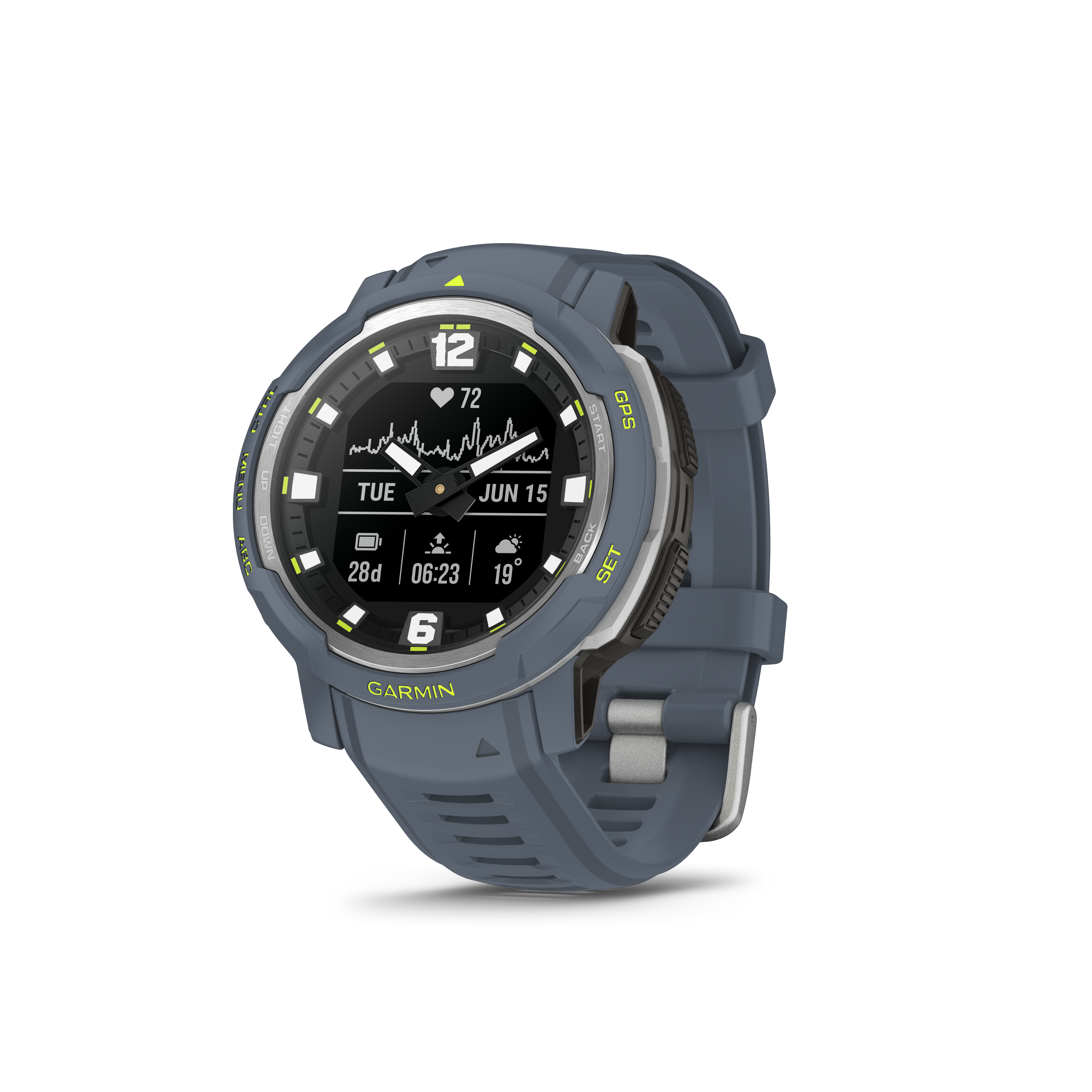 Garmin Instinct Crossover Estandar- Azul Granito