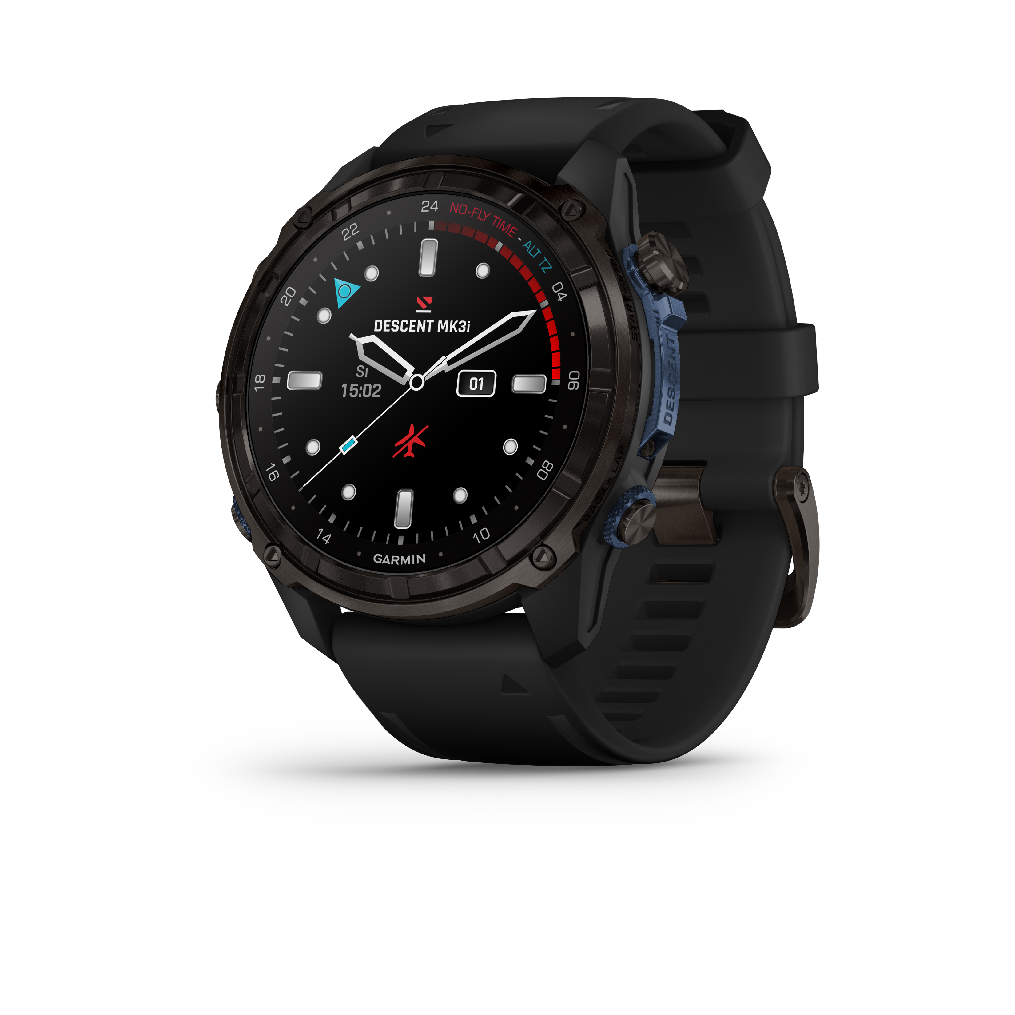 Garmin Descent Mk3i – 51 mm negro silicona