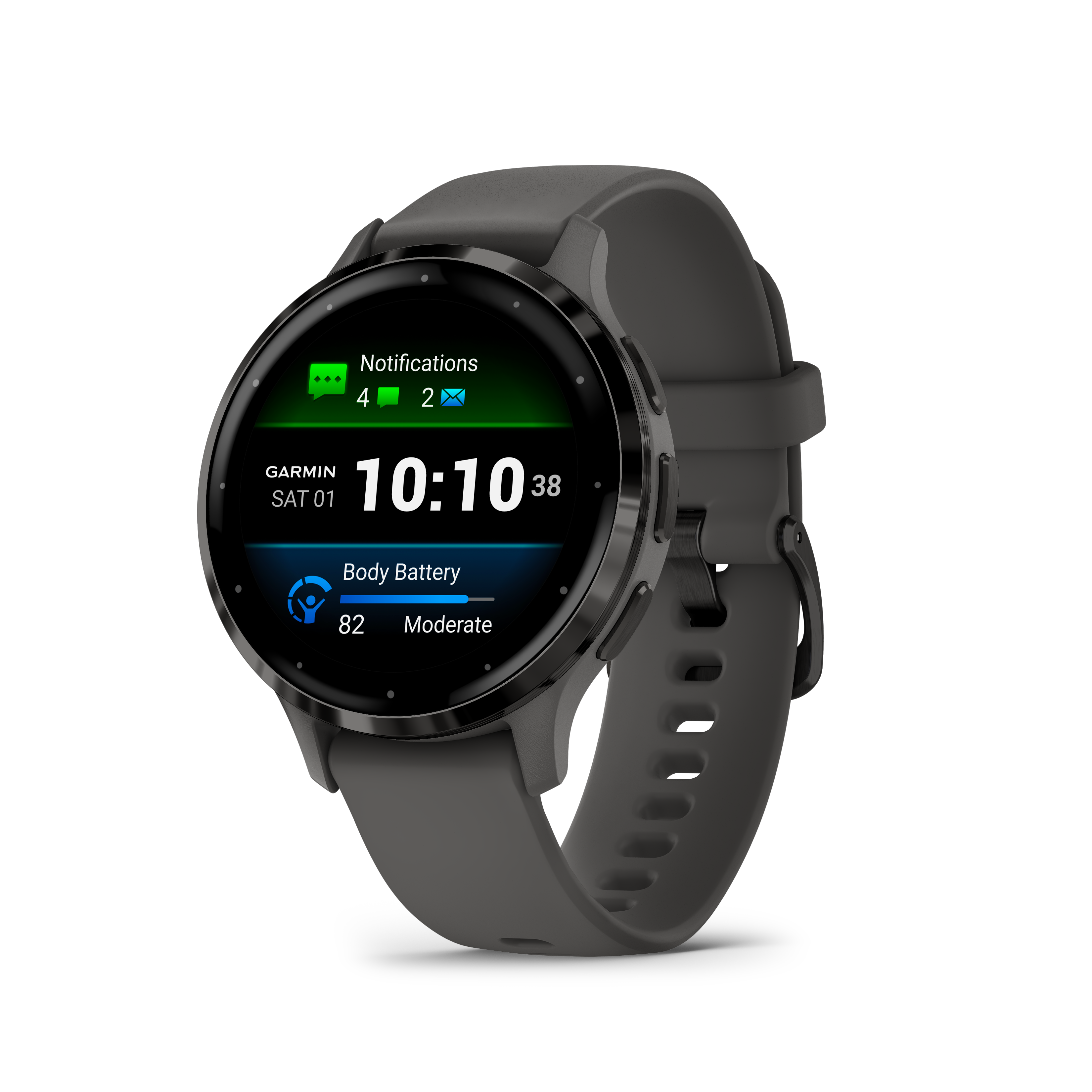 Garmin Venu 3S Gris Guijarro con Bisel Gris