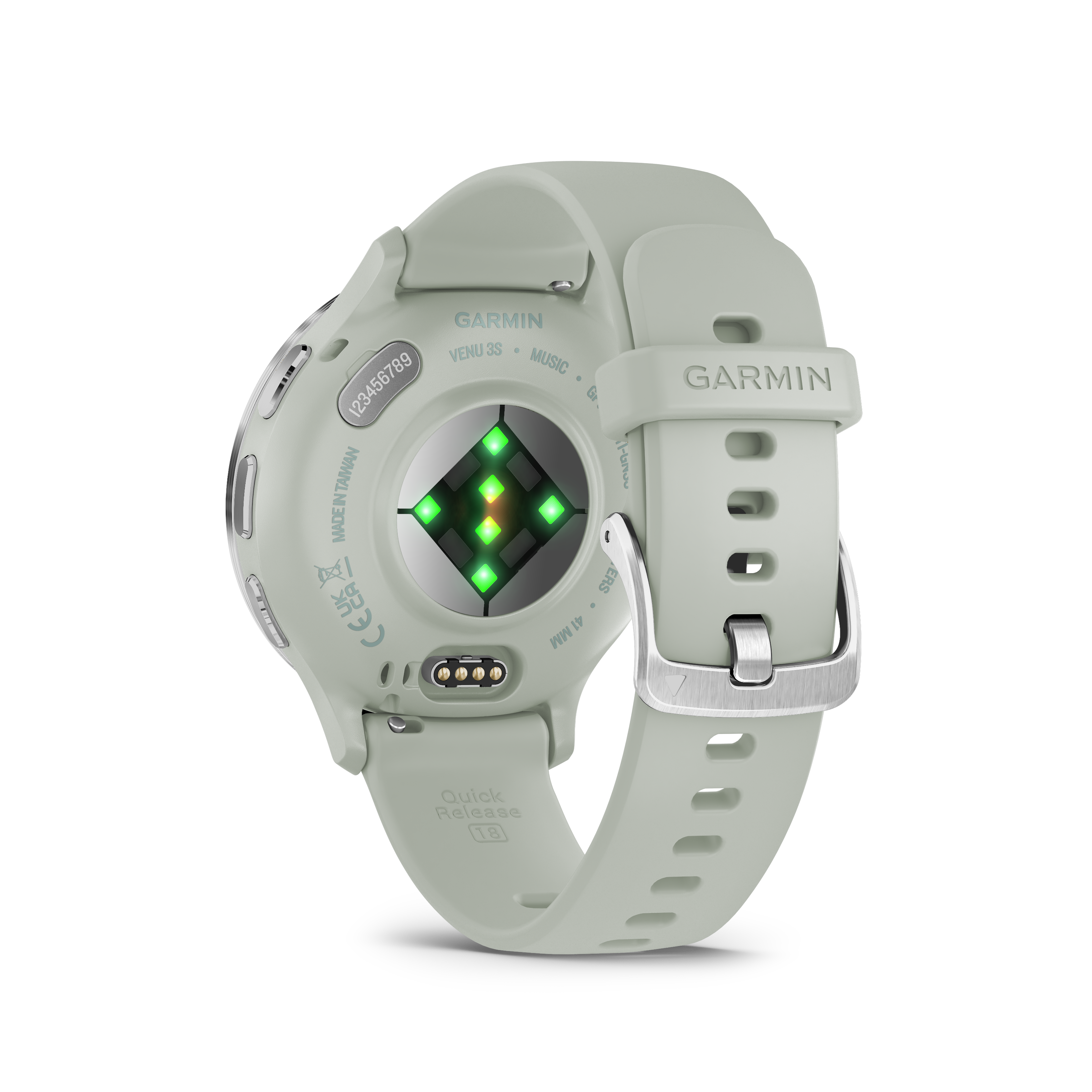 Garmin Venu 3S Gris Salvia con Bisel Plateado