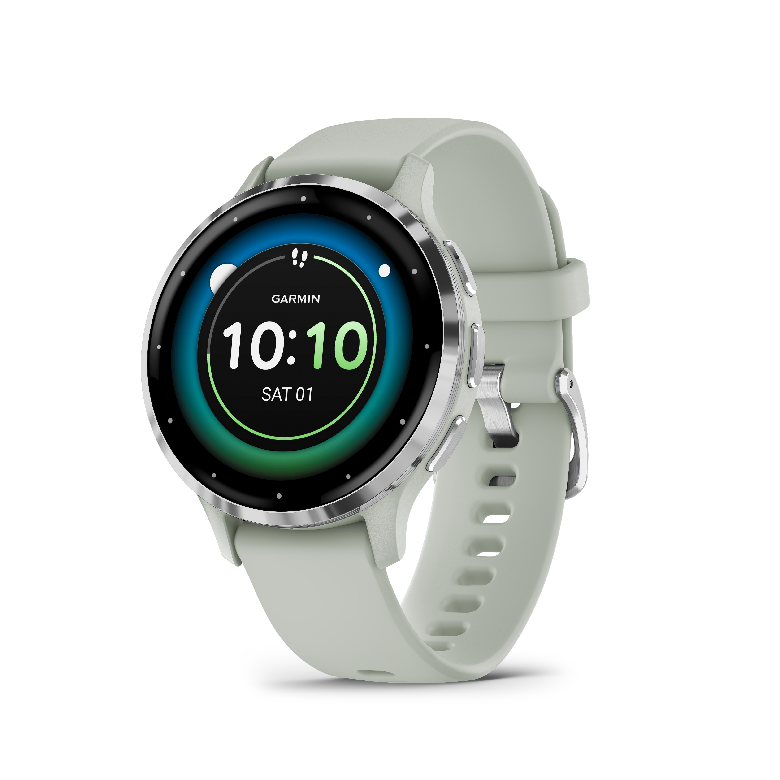 Garmin Venu 3S Gris Salvia con Bisel Plateado