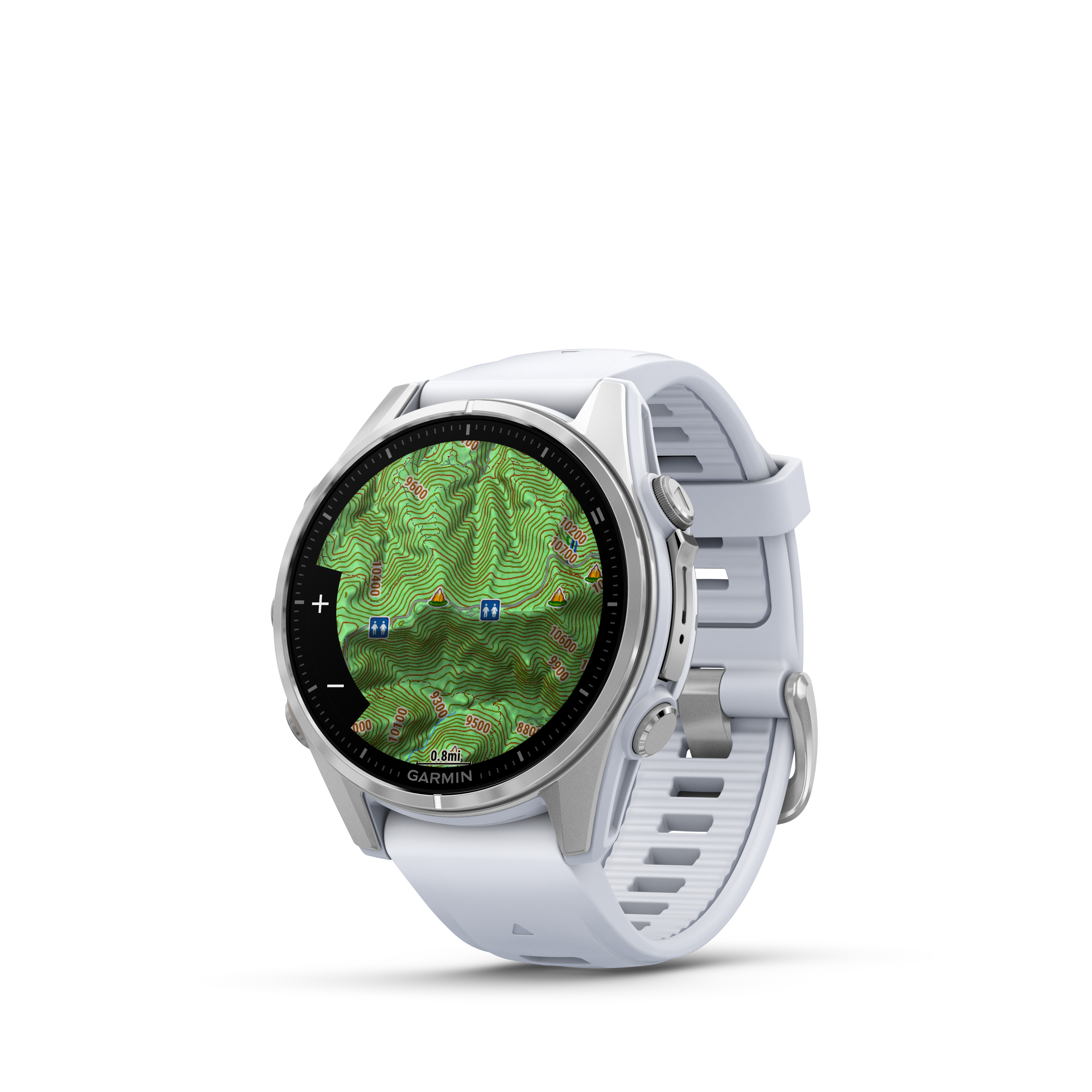 Garmin fēnix 8 – 43 mm, AMOLED blanco