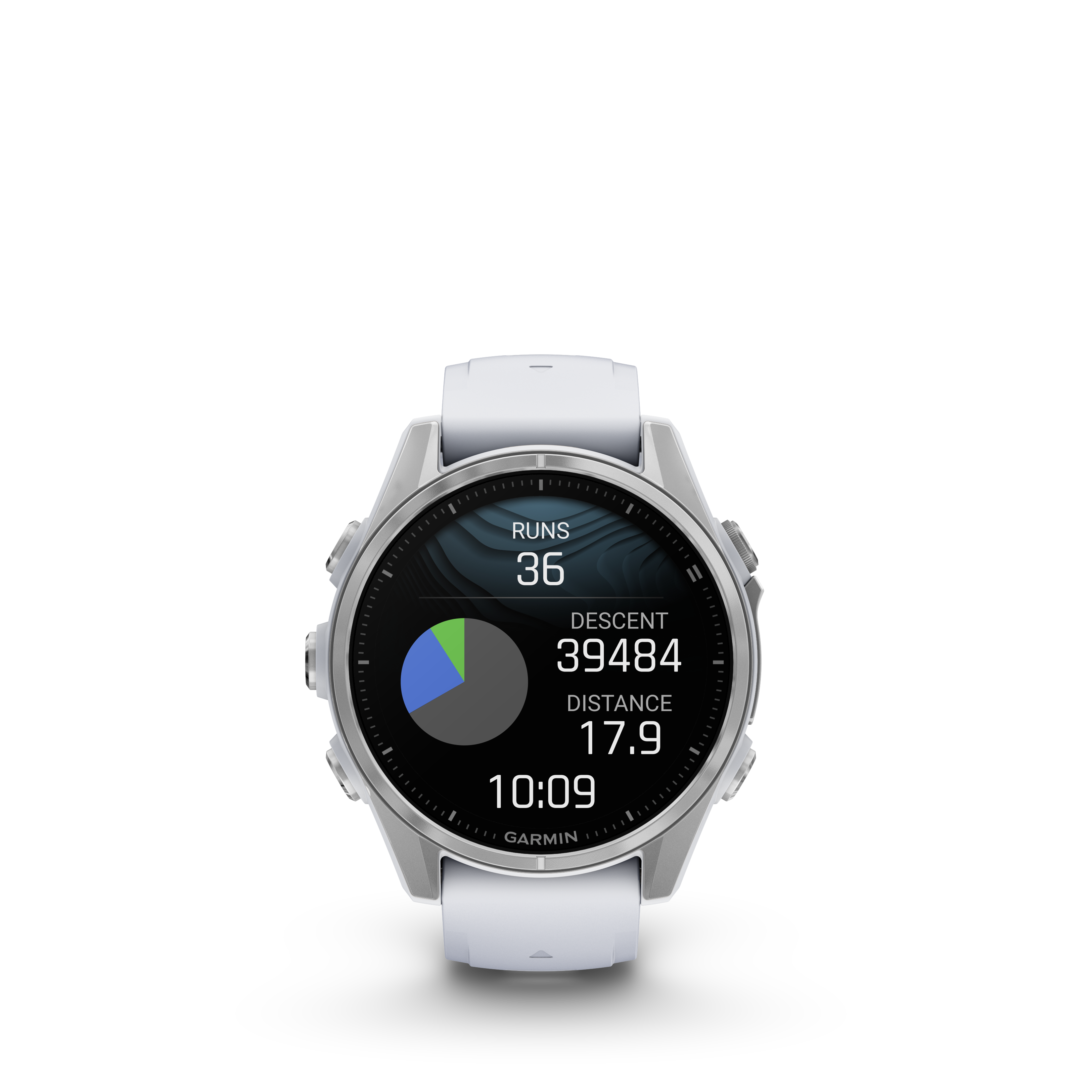 Garmin fēnix 8 – 43 mm, AMOLED blanco