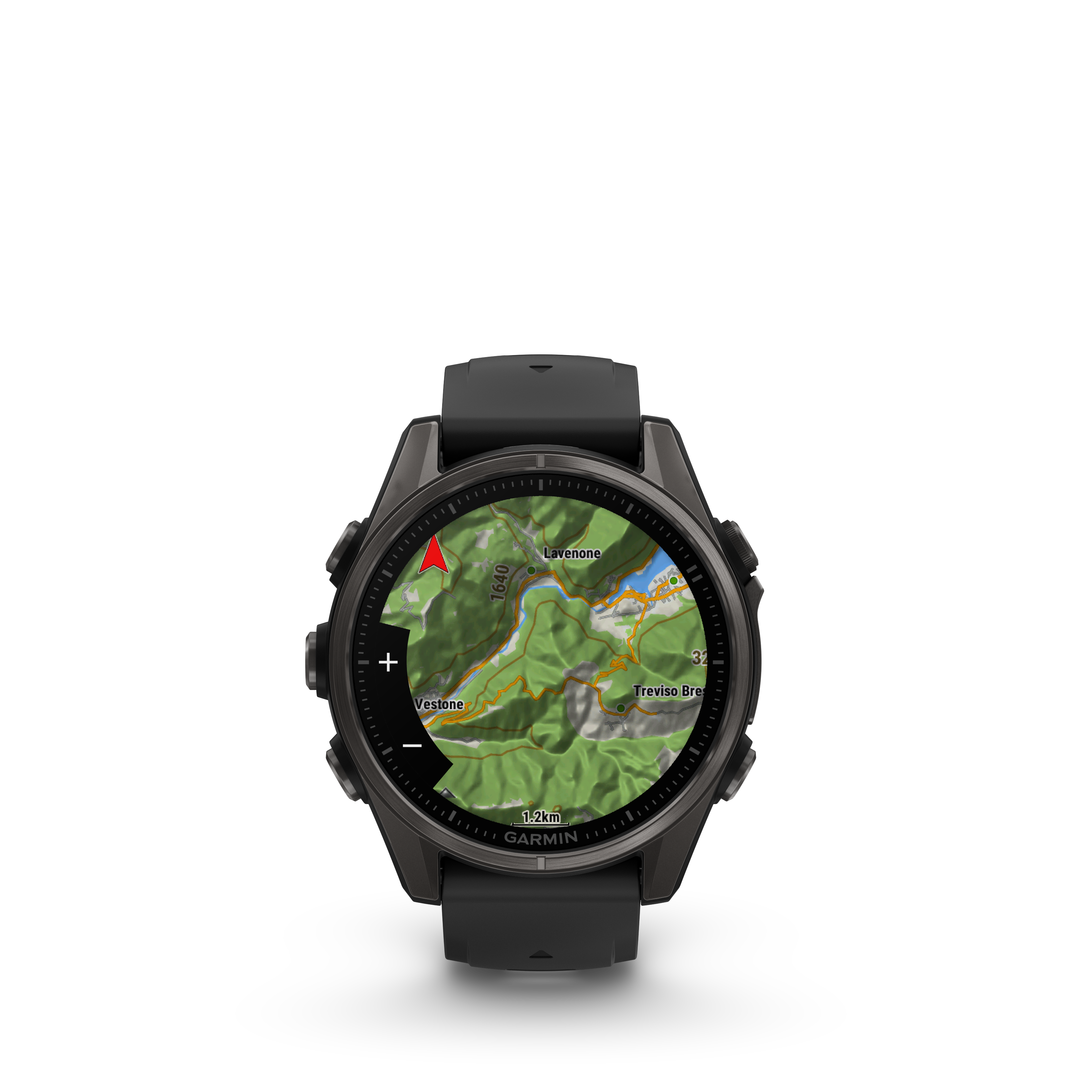 Garmin fēnix 8 – 43 mm, AMOLED Zafiro gris/negro