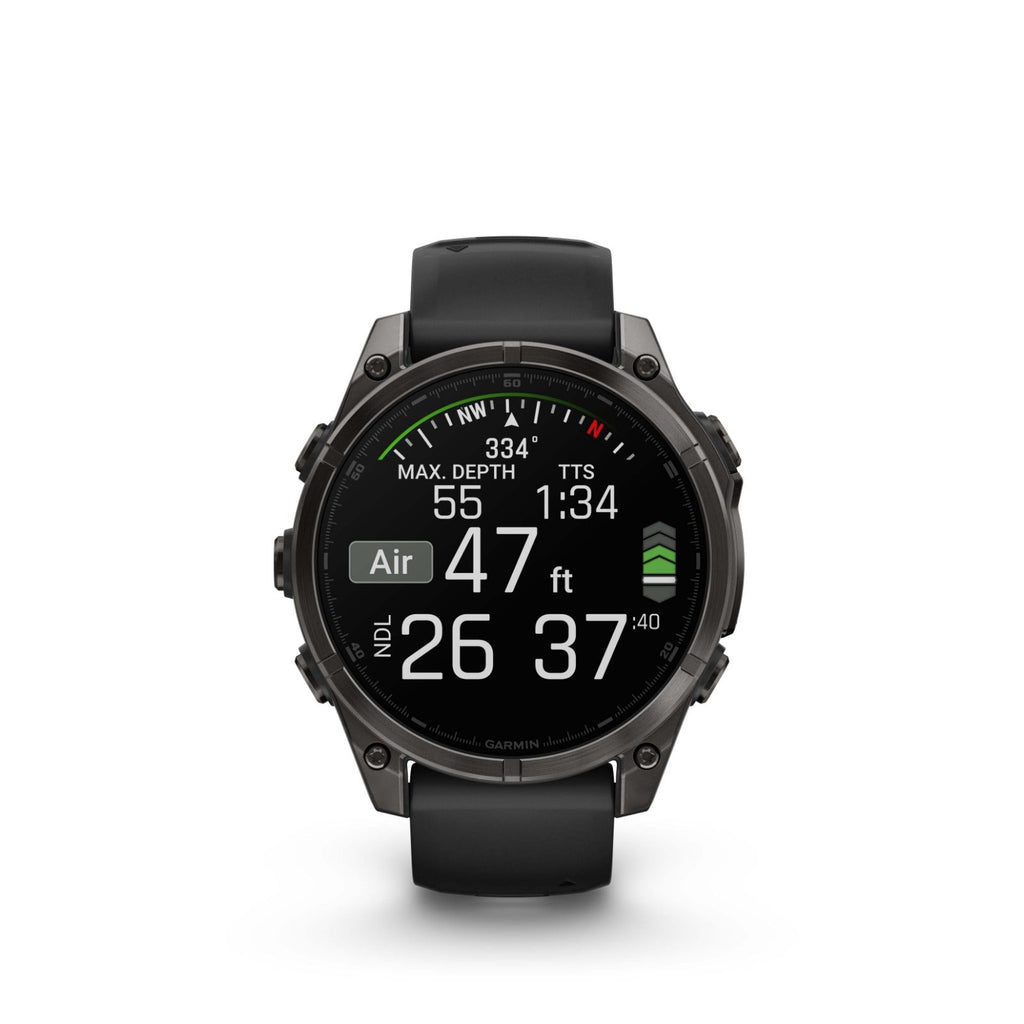 Garmin fēnix 8 – 47mm AMOLED zafiro negro/gris