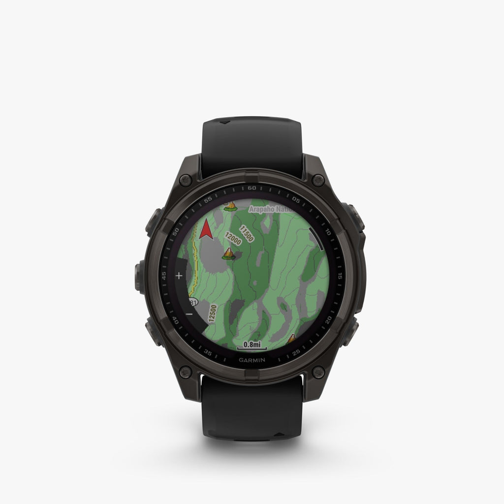 Garmin fēnix 8 – 47 mm Solar Zafiro negro/gris