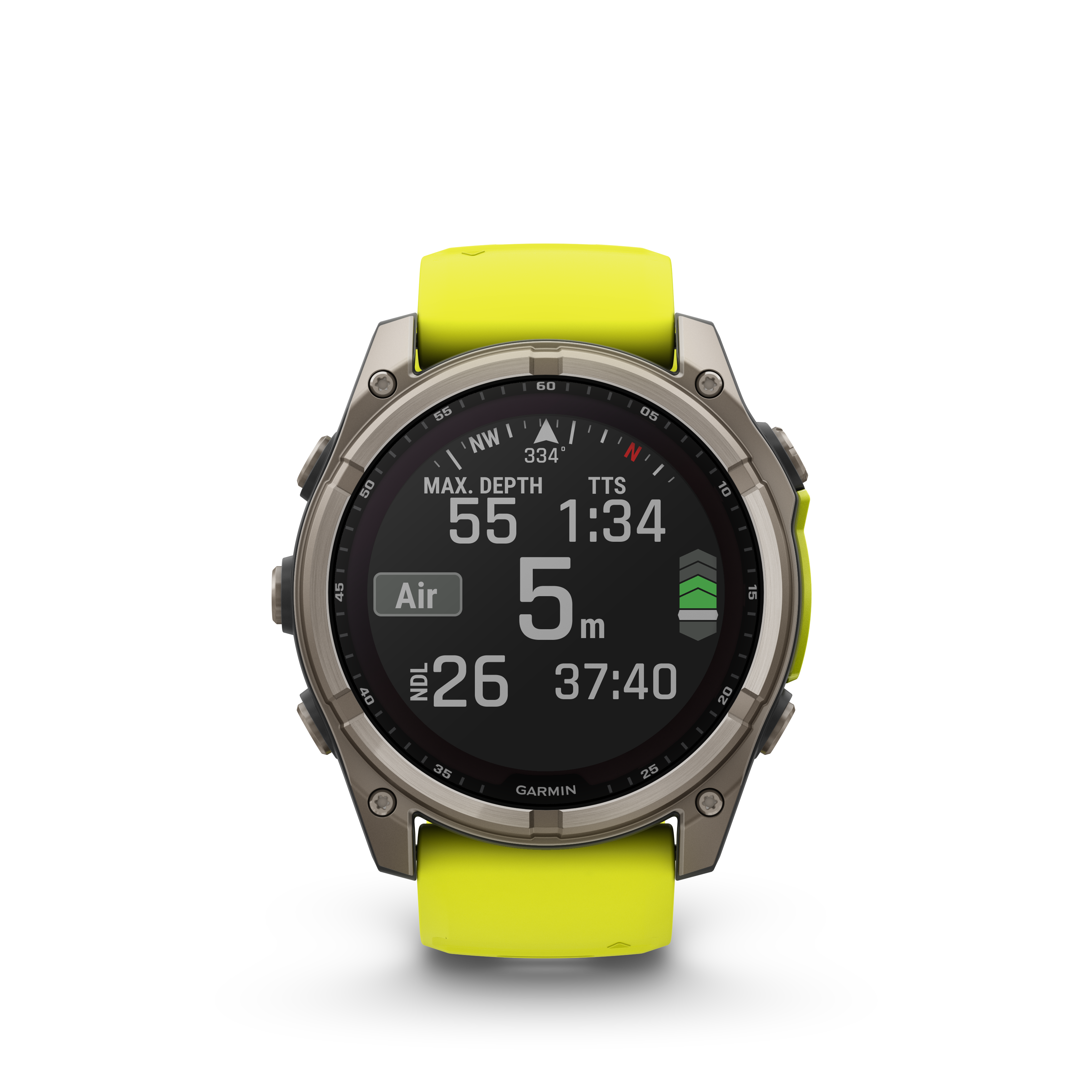 Garmin fēnix 8 – 51 mm, Solar Zafiro amarilla/grafito