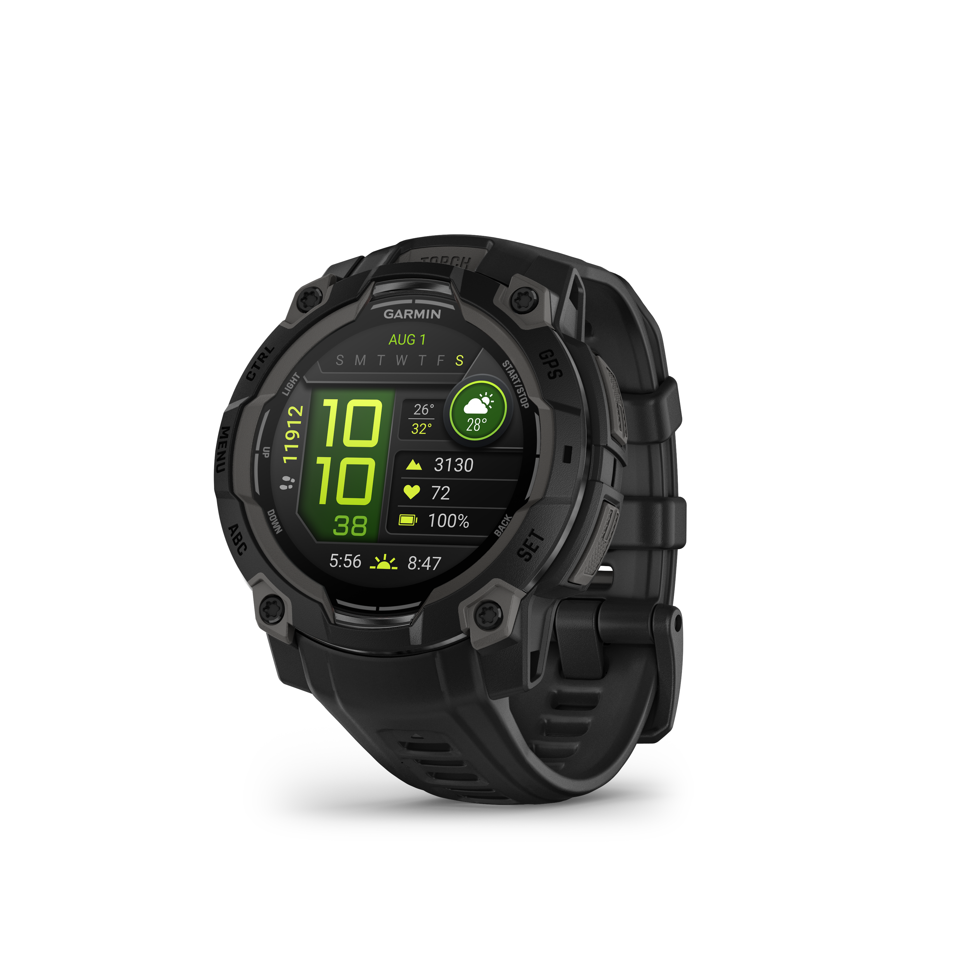 Instinct 3 – 45 mm, AMOLED