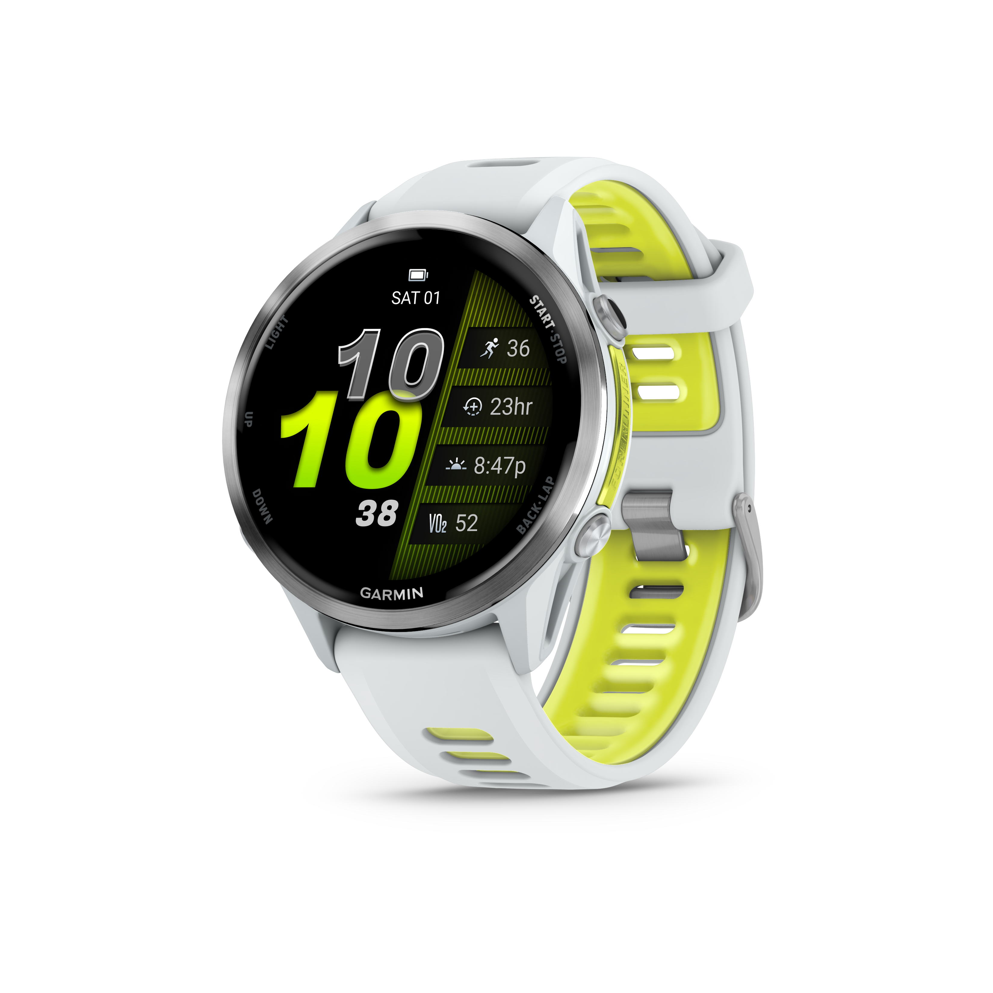 Garmin Forerunner 970 Blanco/amarillo