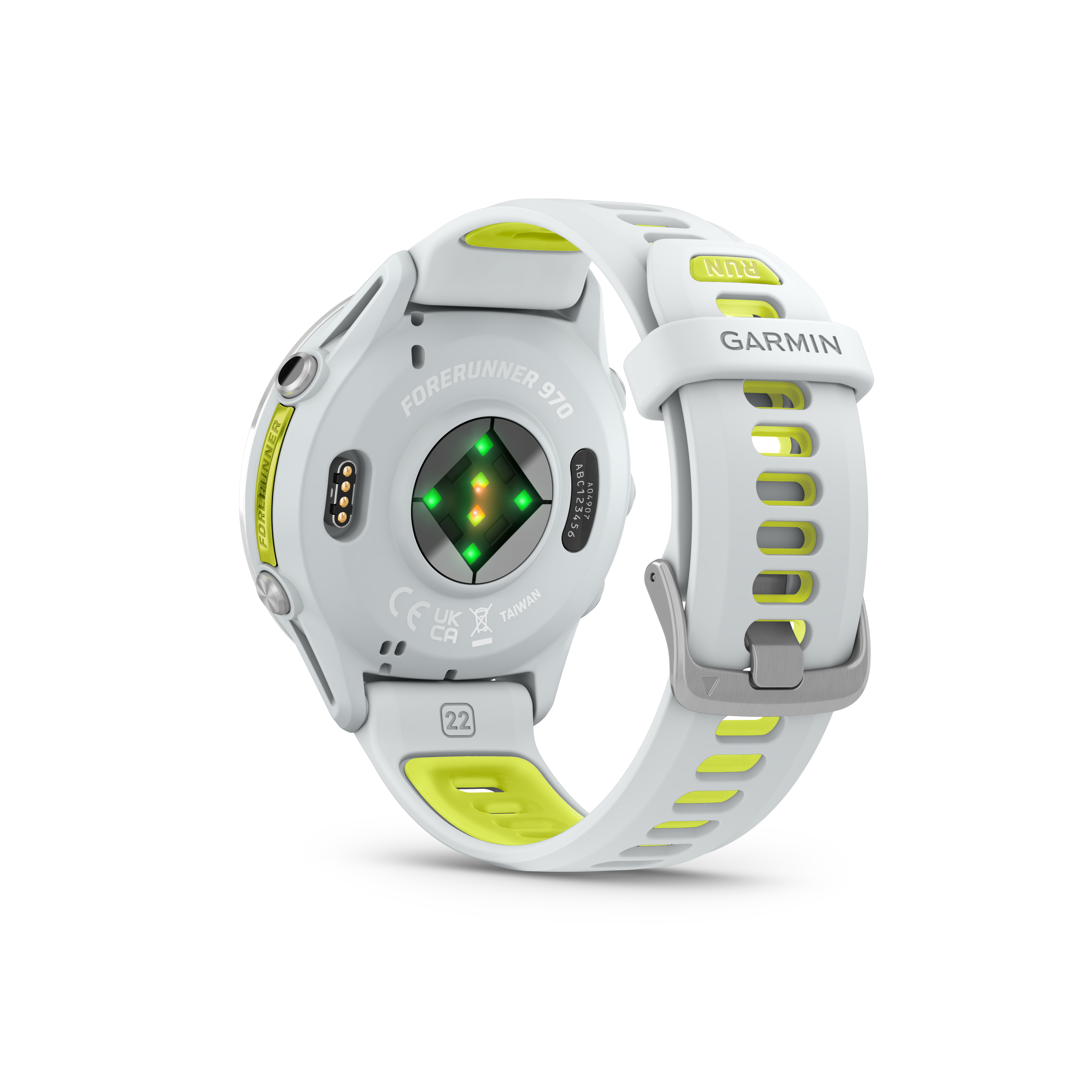 Garmin Forerunner 970 Blanco/amarillo