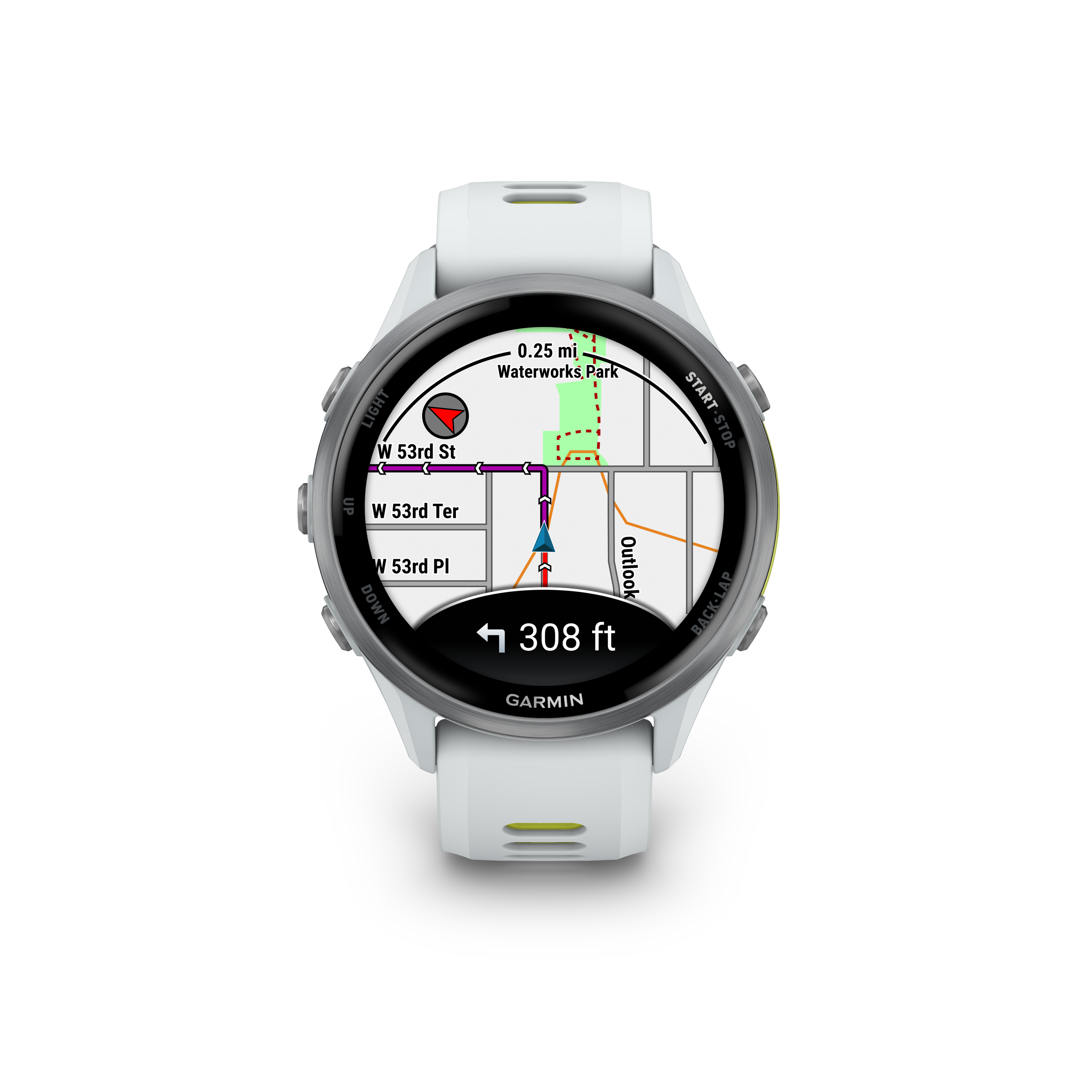 Garmin Forerunner 970 Blanco/amarillo