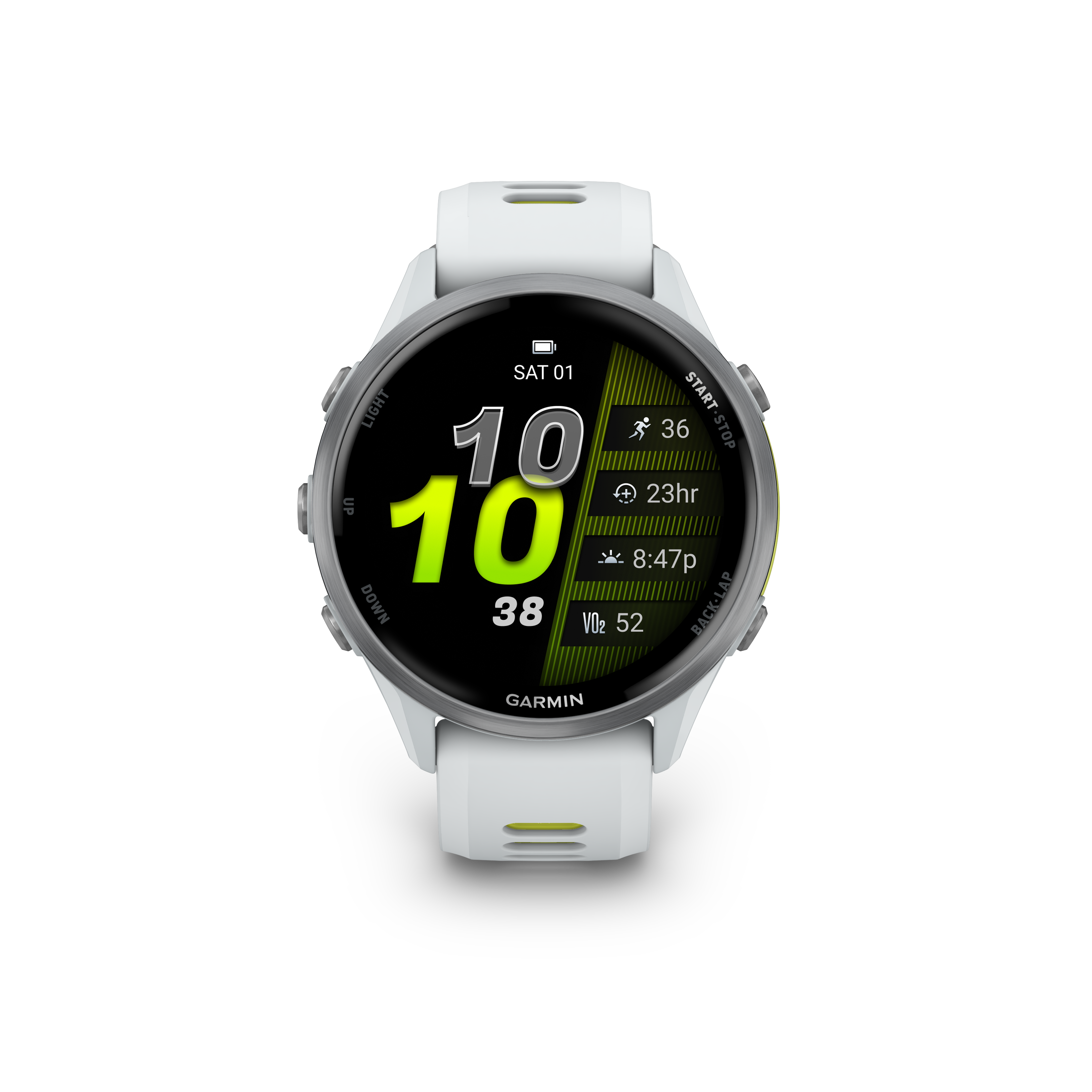 Garmin Forerunner 970 Blanco/amarillo