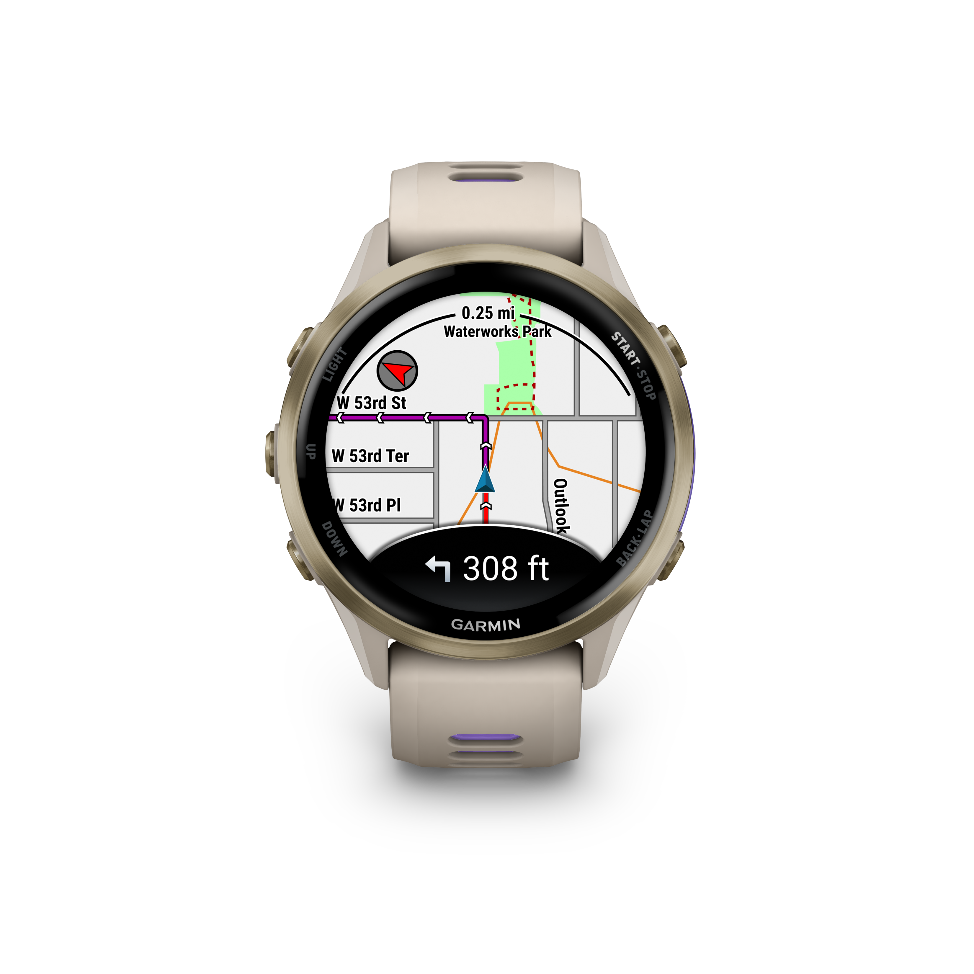 Garmin Forerunner 970 Gris francés/índigo