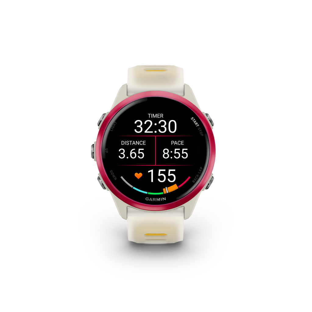 Garmin Forerunner 570 hueso/mango/frambuesa 42mm