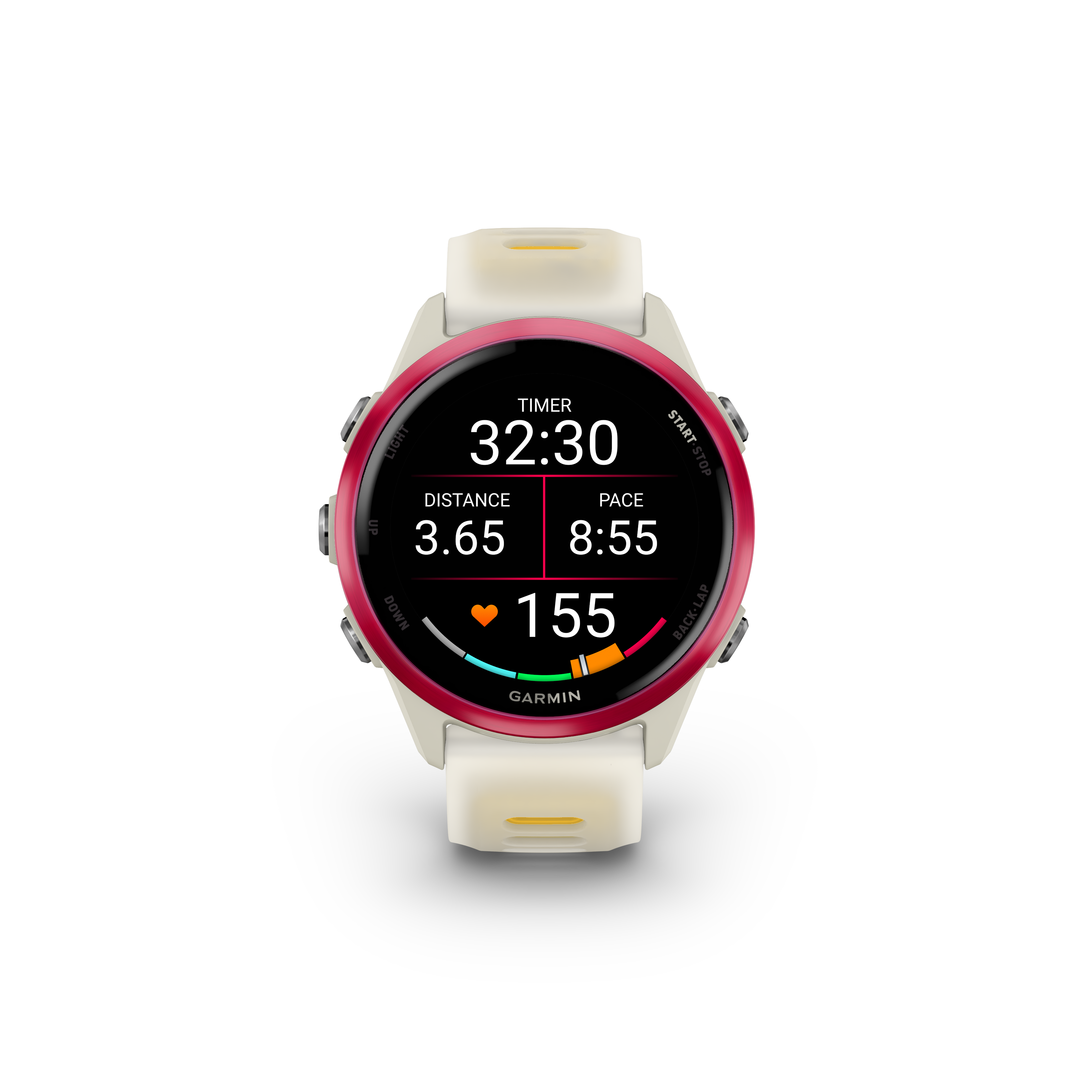 Garmin Forerunner 570 hueso/mango/frambuesa 42mm