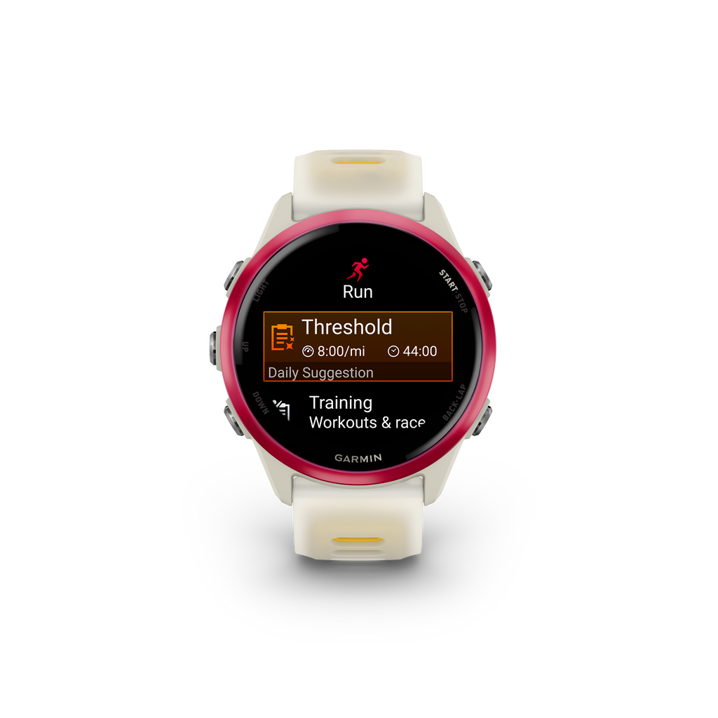 Garmin Forerunner 570 hueso/mango/frambuesa 42mm