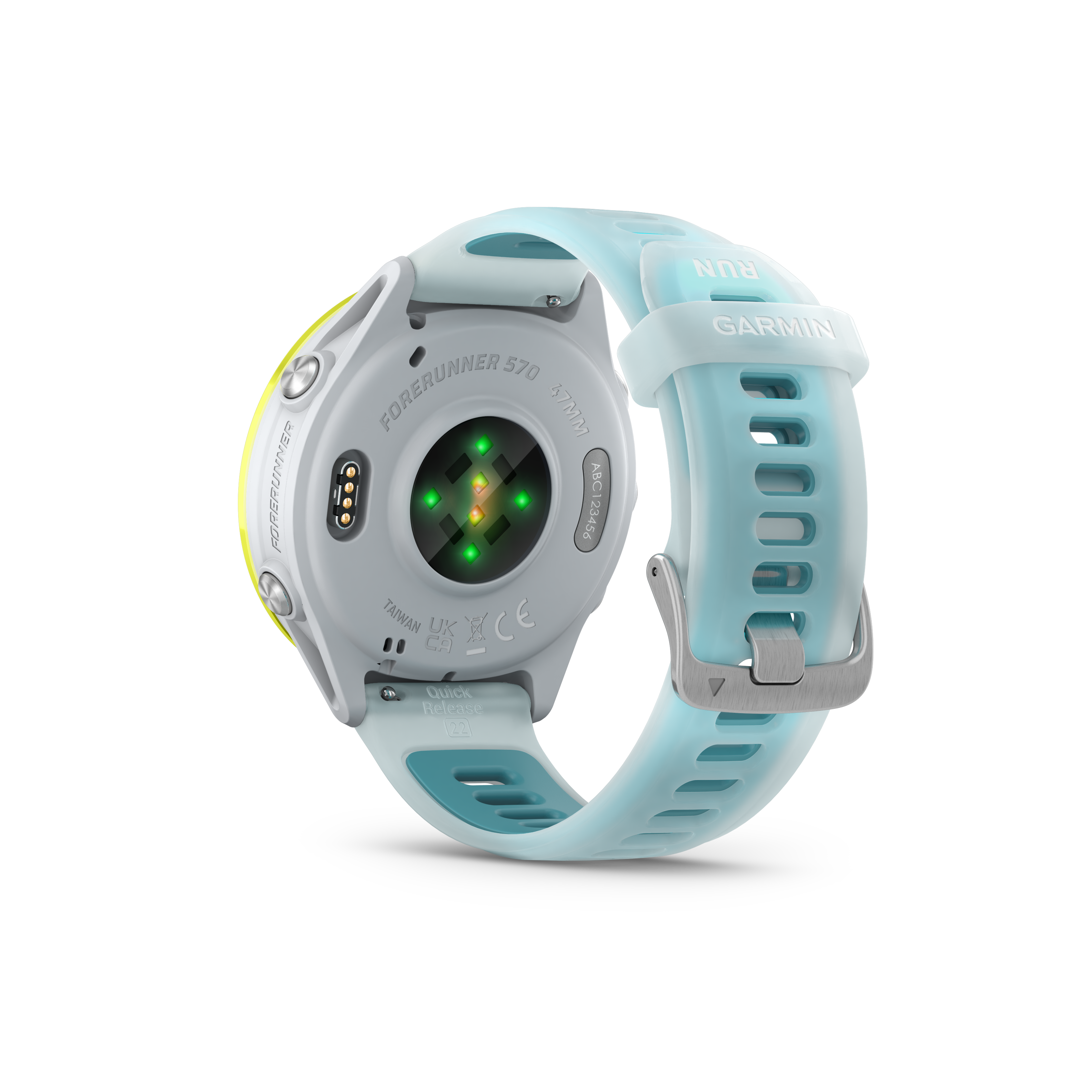 Garmin Forerunner 570 Blanco/Turquesa/Amarillo 47mm