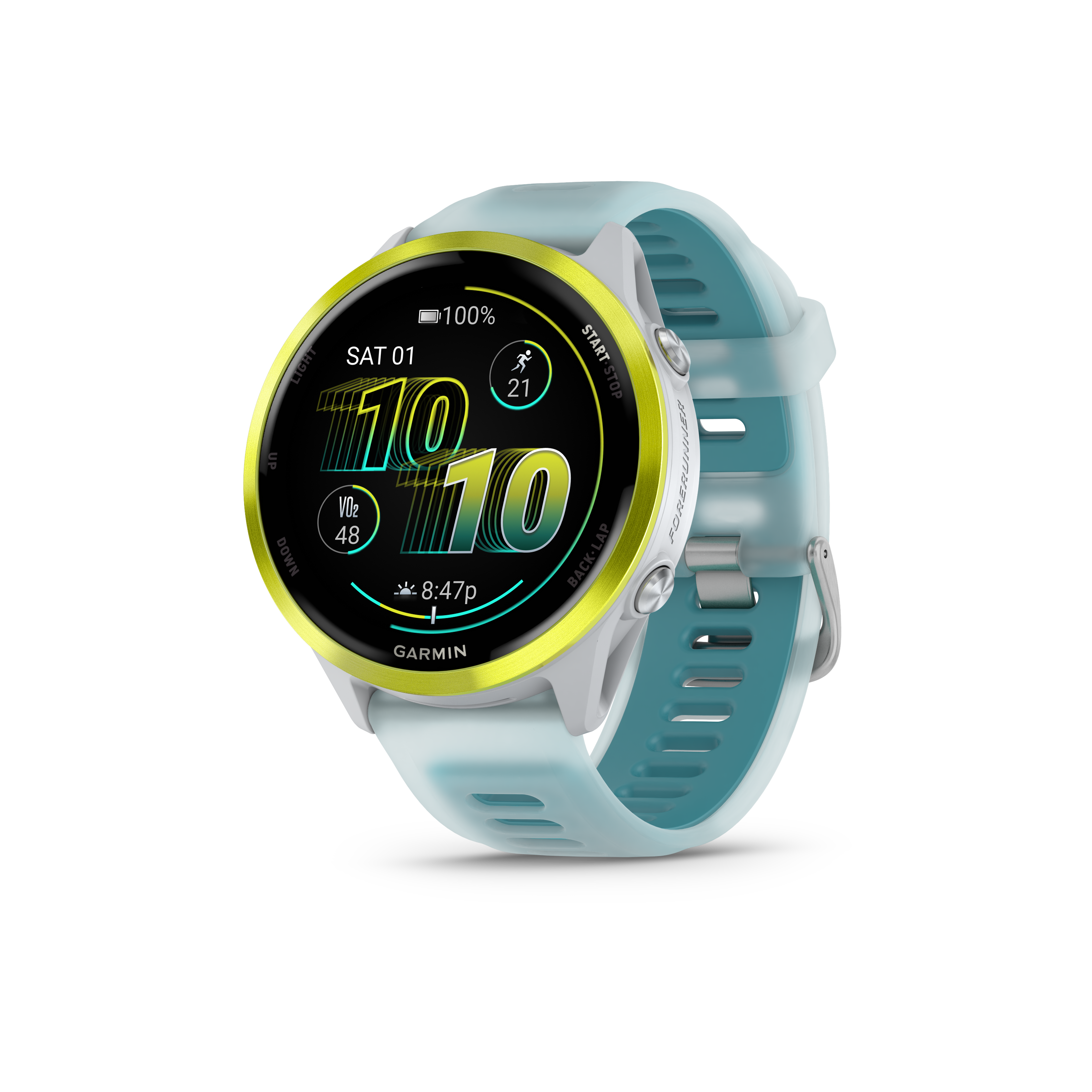 Garmin Forerunner 570 Blanco/Turquesa/Amarillo 47mm
