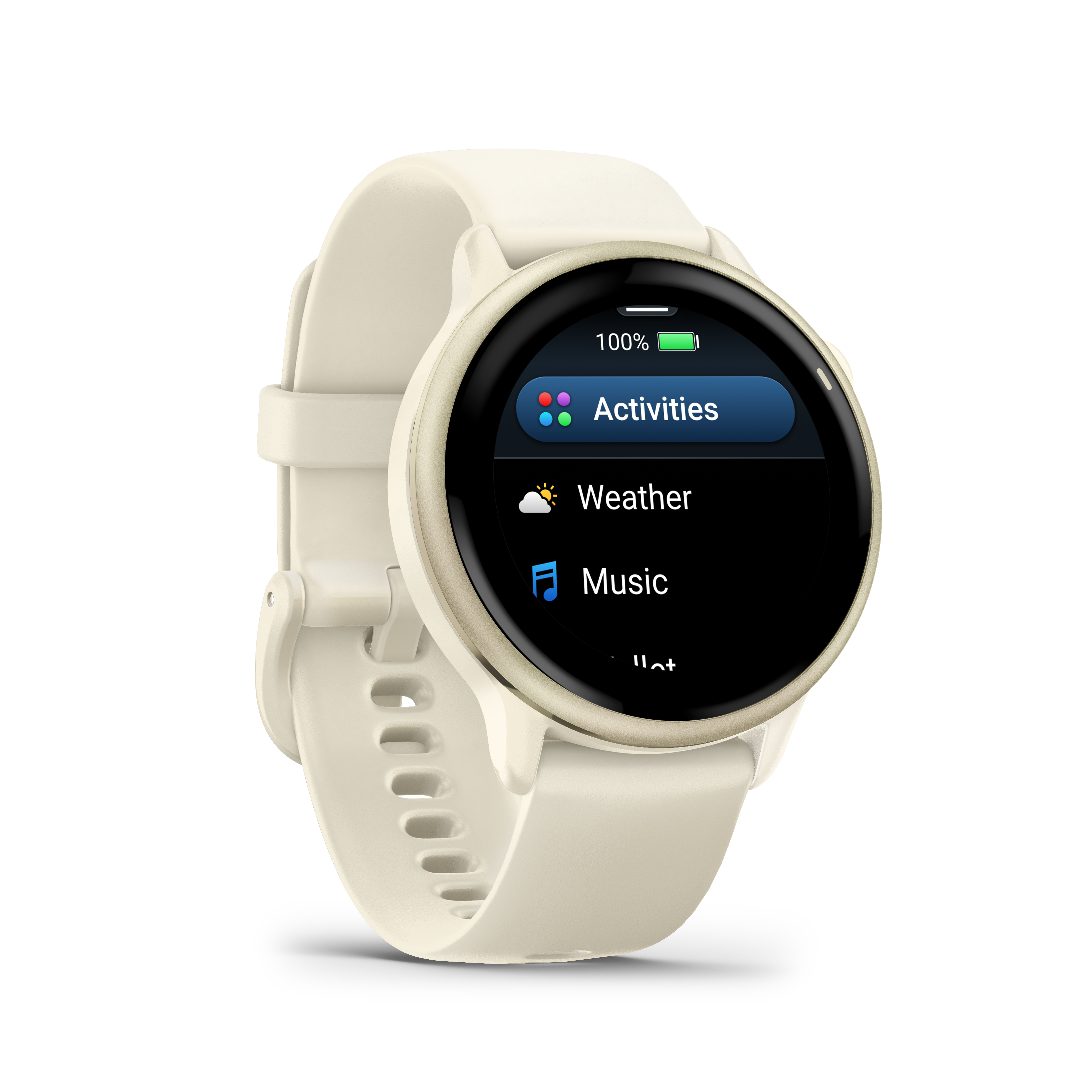 Garmin vívoactive 6 Oro lunar