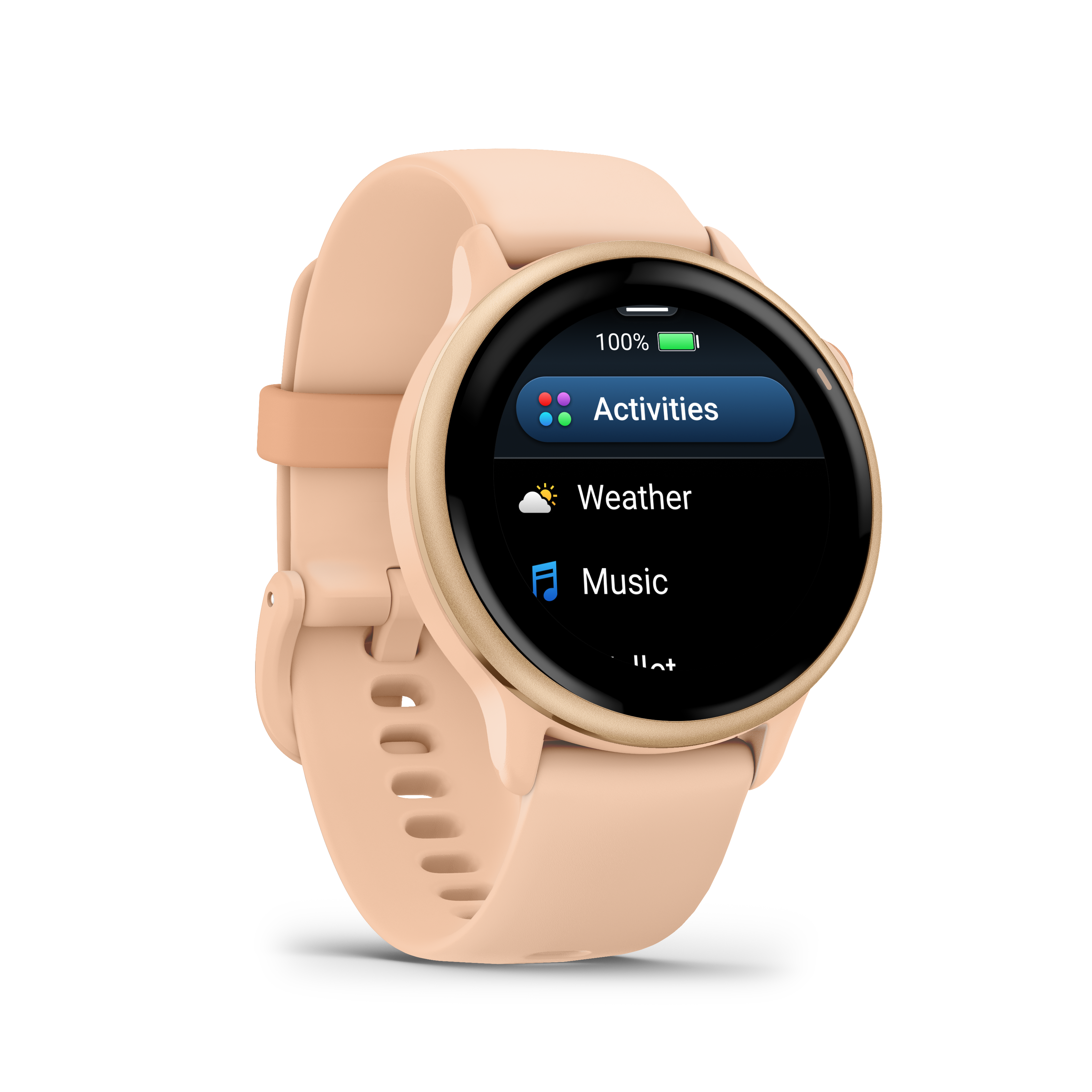 Garmin vívoactive 6 Amanecer rosa metálico
