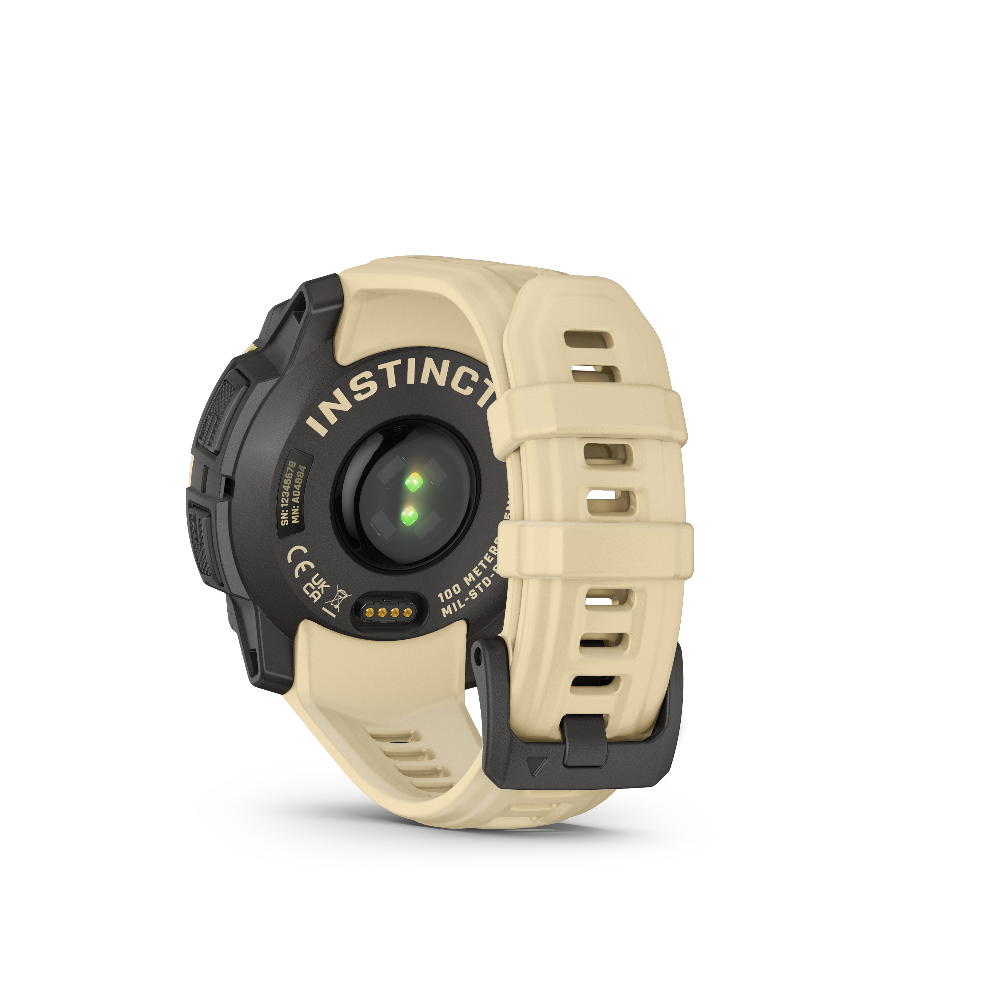 Garmin Instinct® 3 – 45 mm, AMOLED Cuarzo citrino con correa en cuarzo citrino