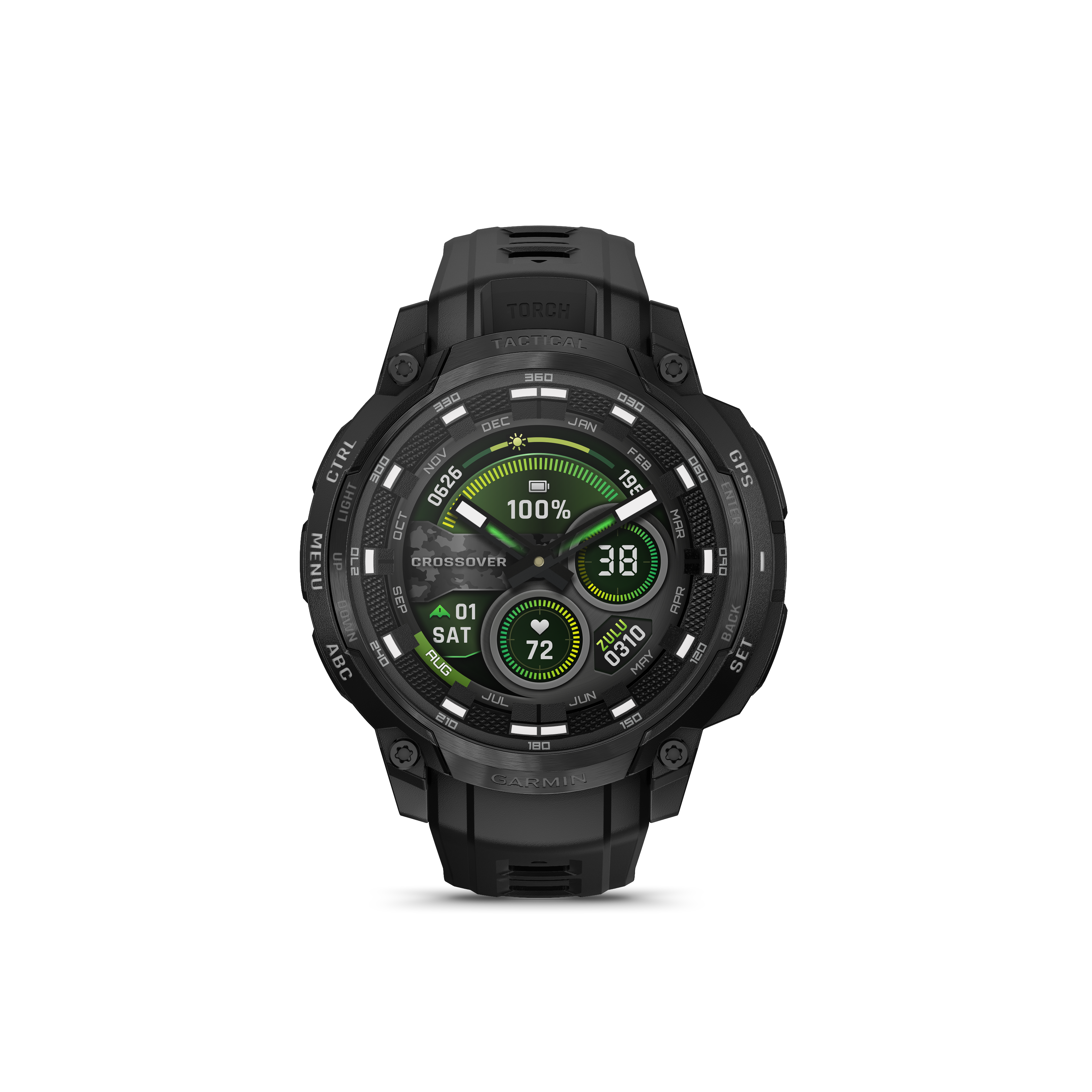 Garmin Instinct Crossover AMOLED - Tactical Edition Negro
