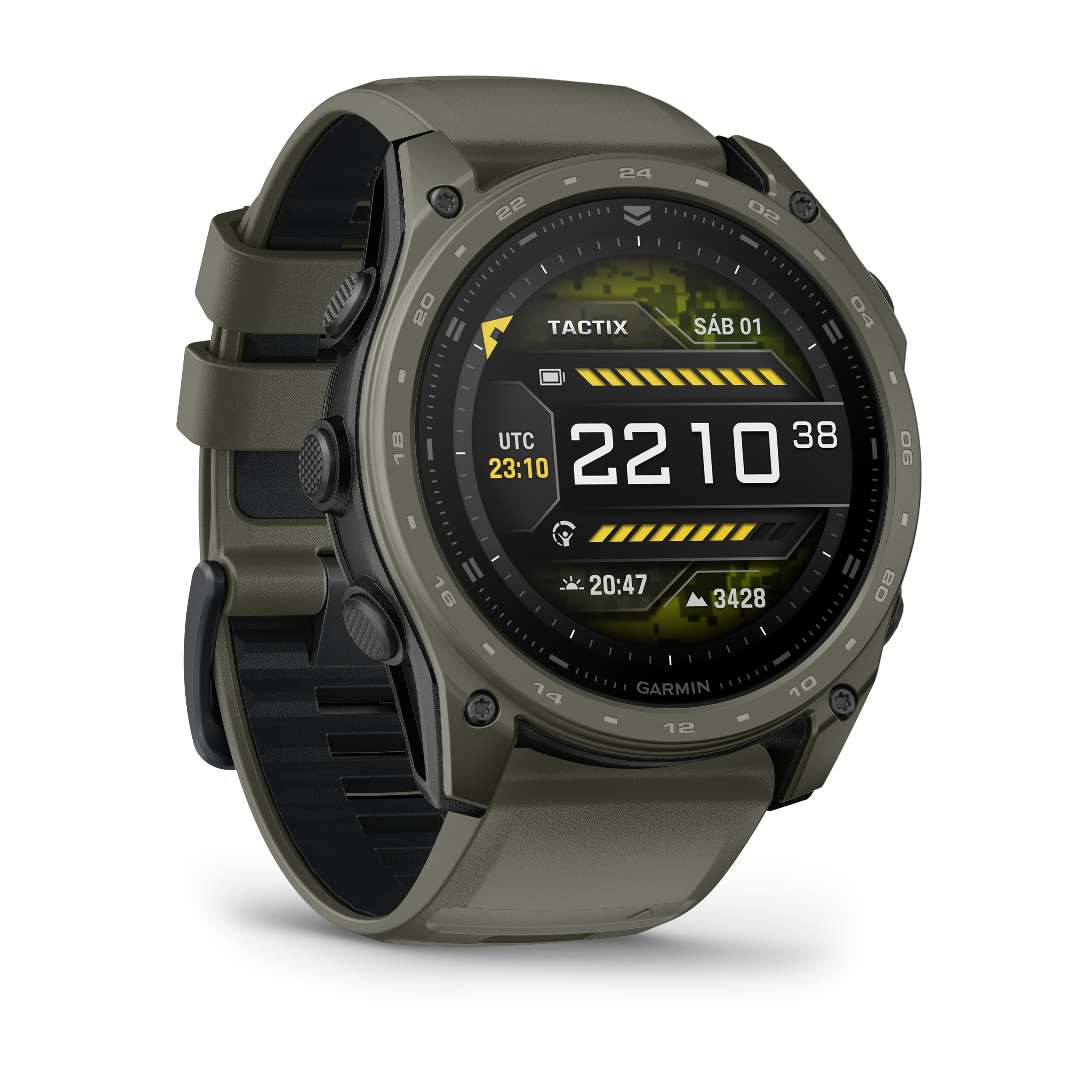 Garmin Tactix® 8 - 51 mm, AMOLED, revestimiento Cerakote