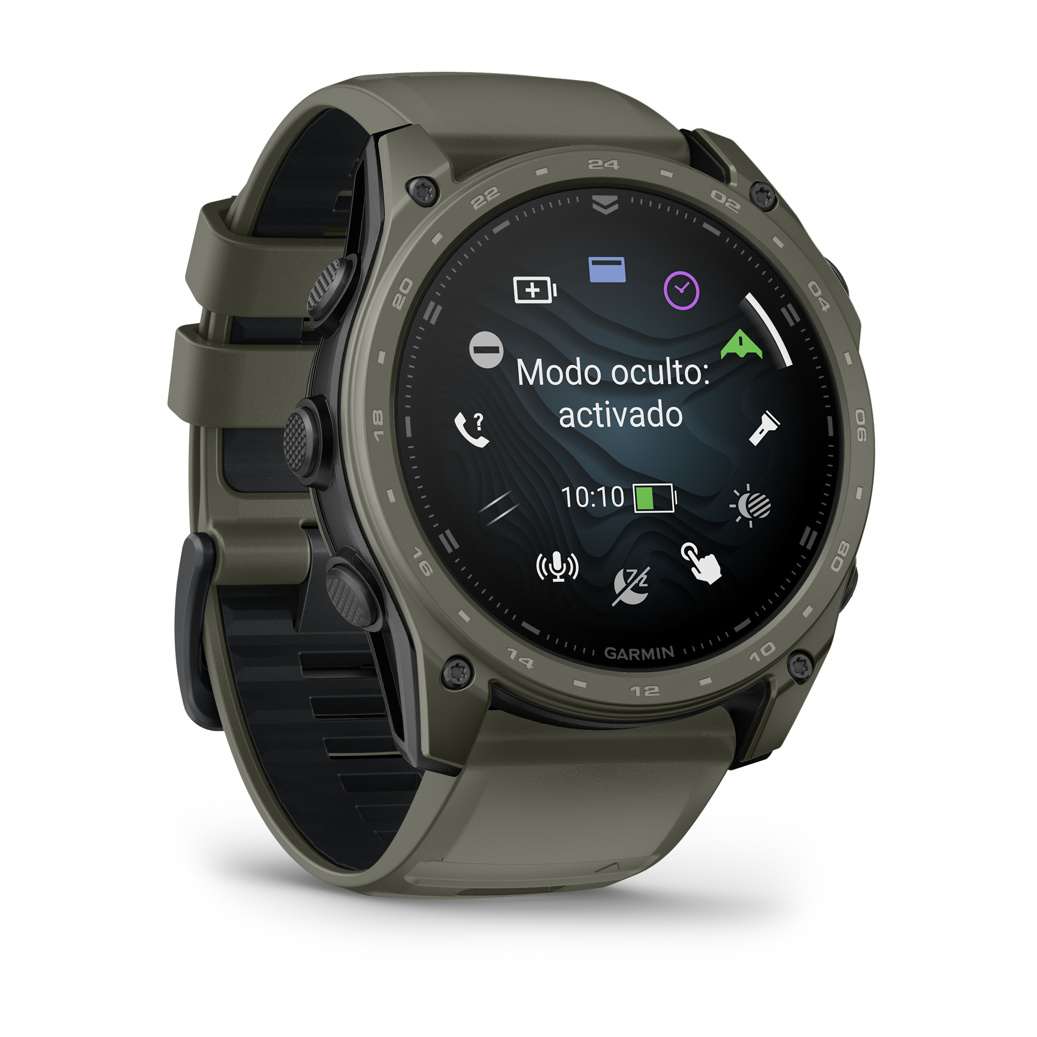 Garmin Tactix® 8 - 51 mm, AMOLED, revestimiento Cerakote